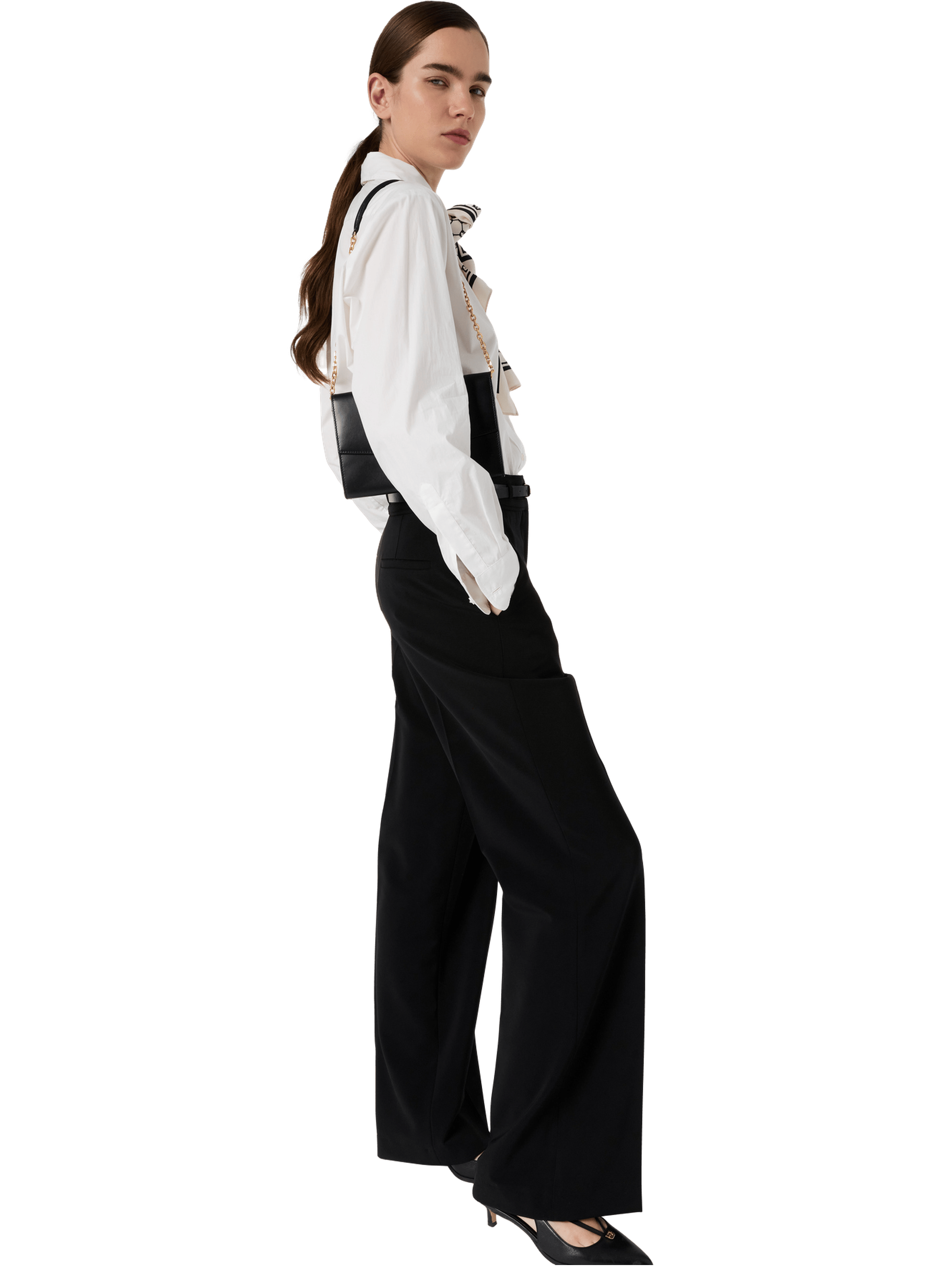 Pantalon de tailleur fluide - alyce GERARD DAREL Noir
