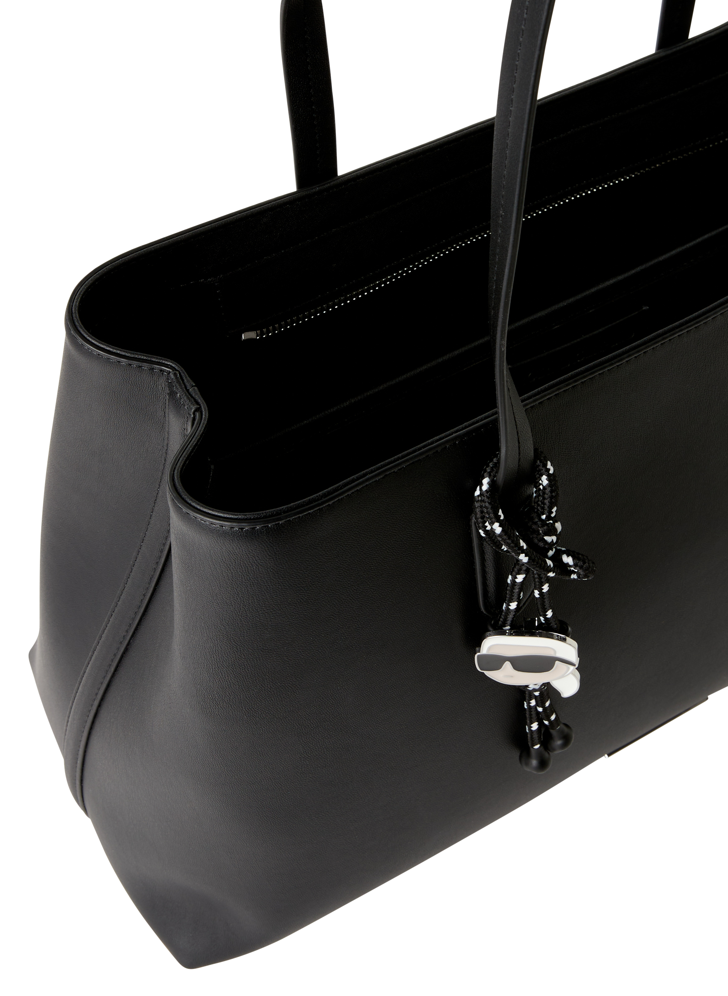 Sac épaule uni KARL LAGERFELD Noir