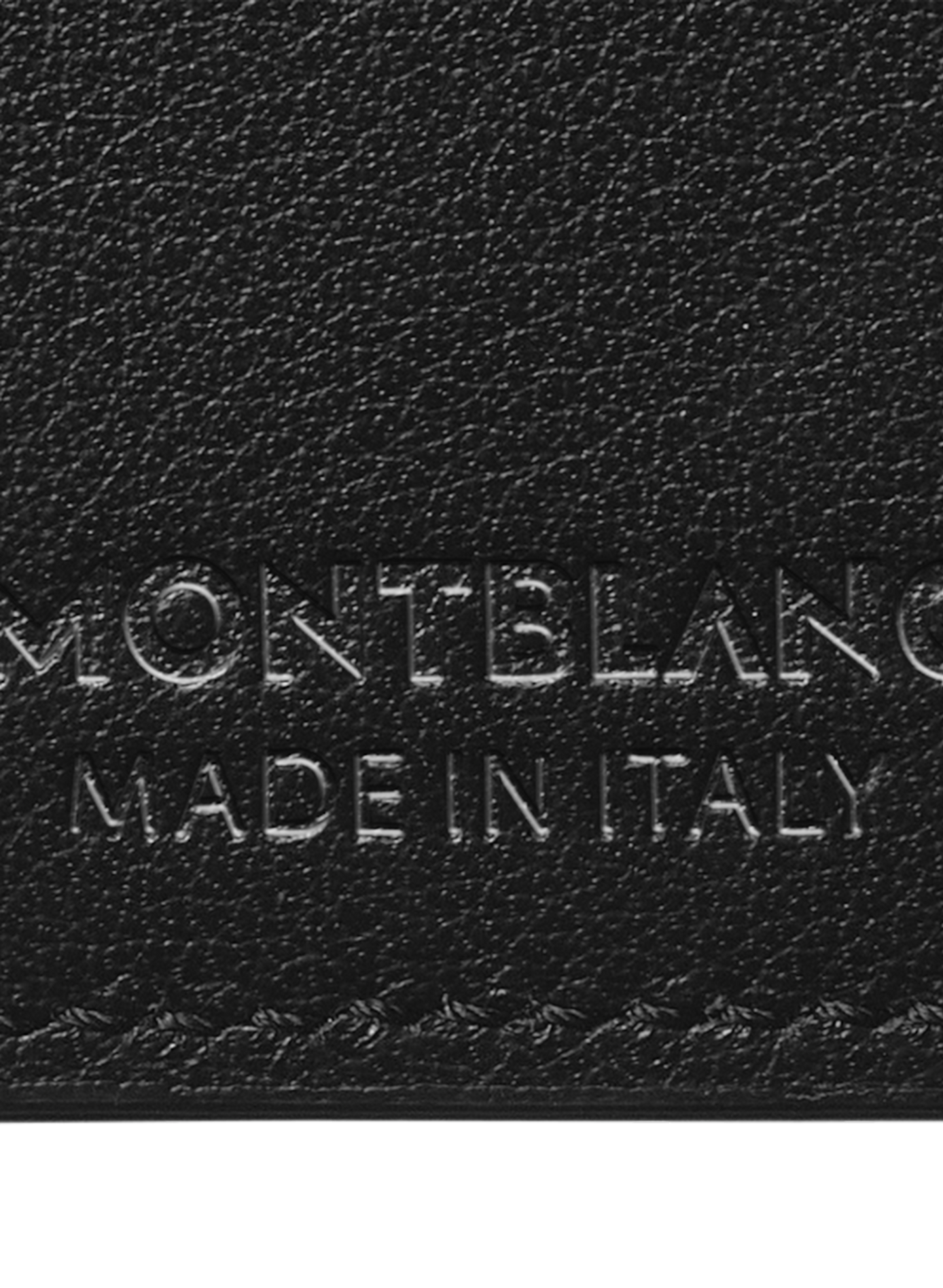 Compact leather card holder MONTBLANC Black