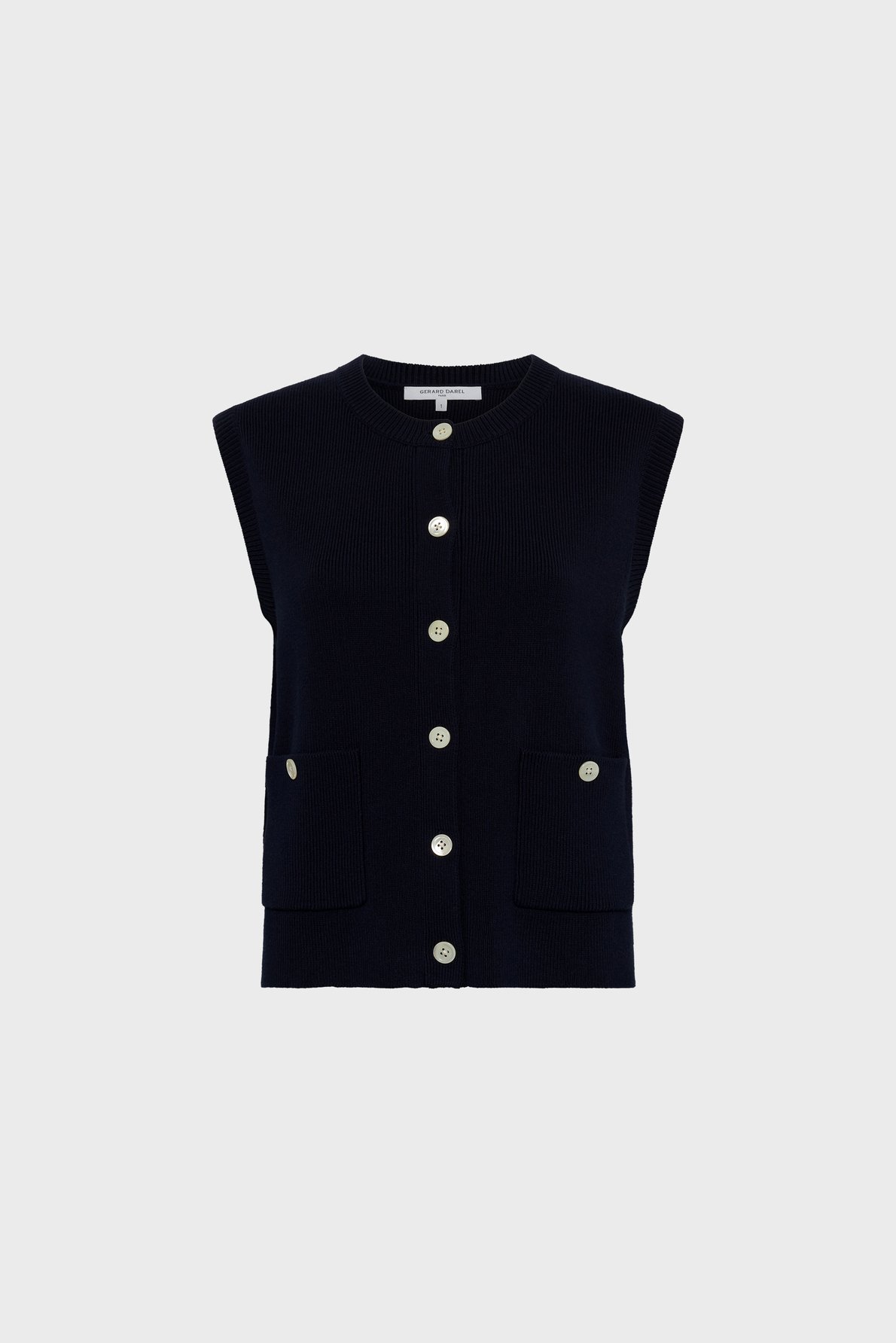 Gilet sans manche en coton - louve GERARD DAREL Bleu