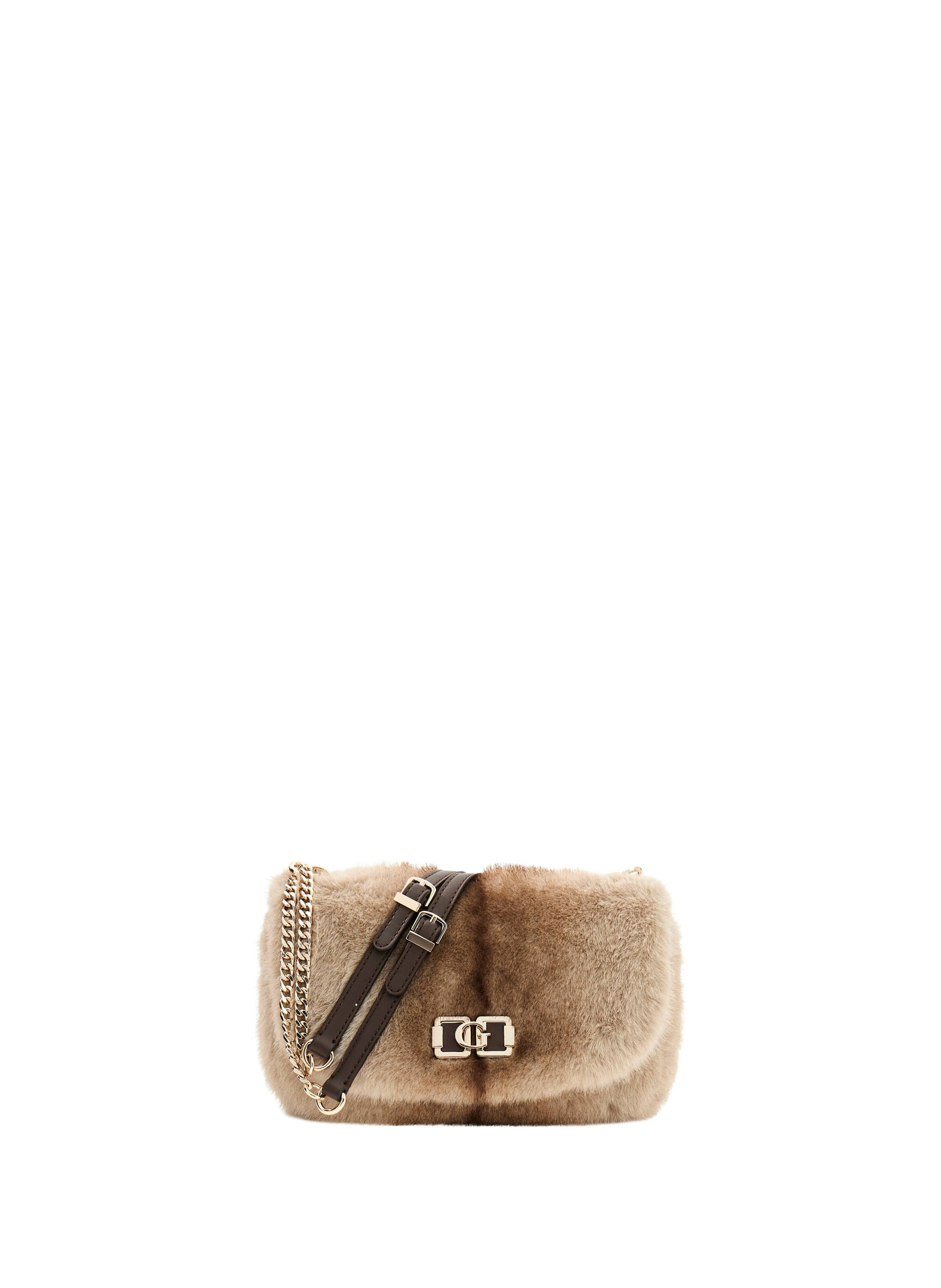 Sac à main effet fourrure Mavis GUESS Multicolore