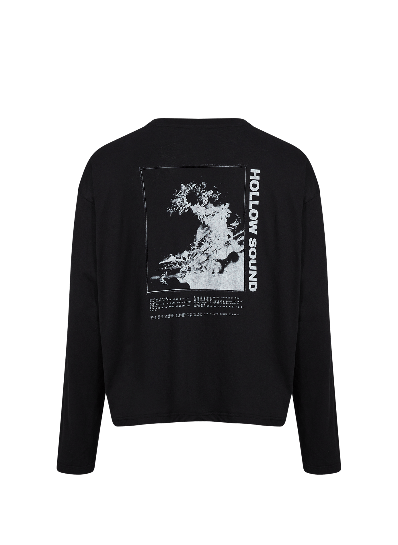 T-shirt Emil Hollow Sound en coton ANN DEMEULEMEESTER Noir