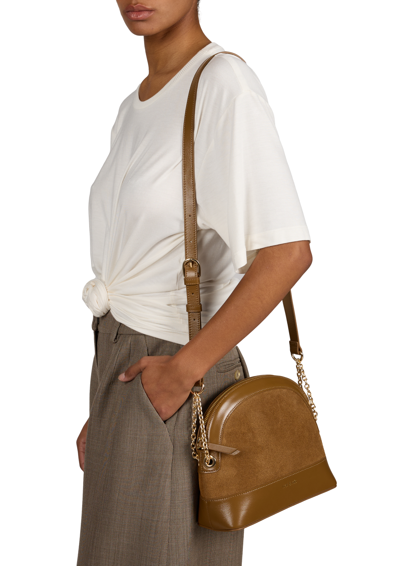 Juliet leather bag NAT & NIN Brown