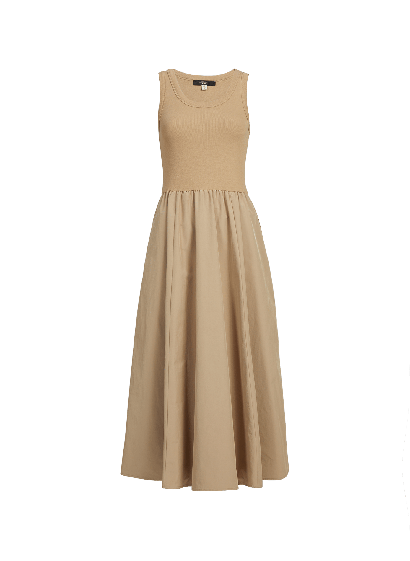 Roble longgue avec sweatshirt en coton MAX MARA WEEK END Marron