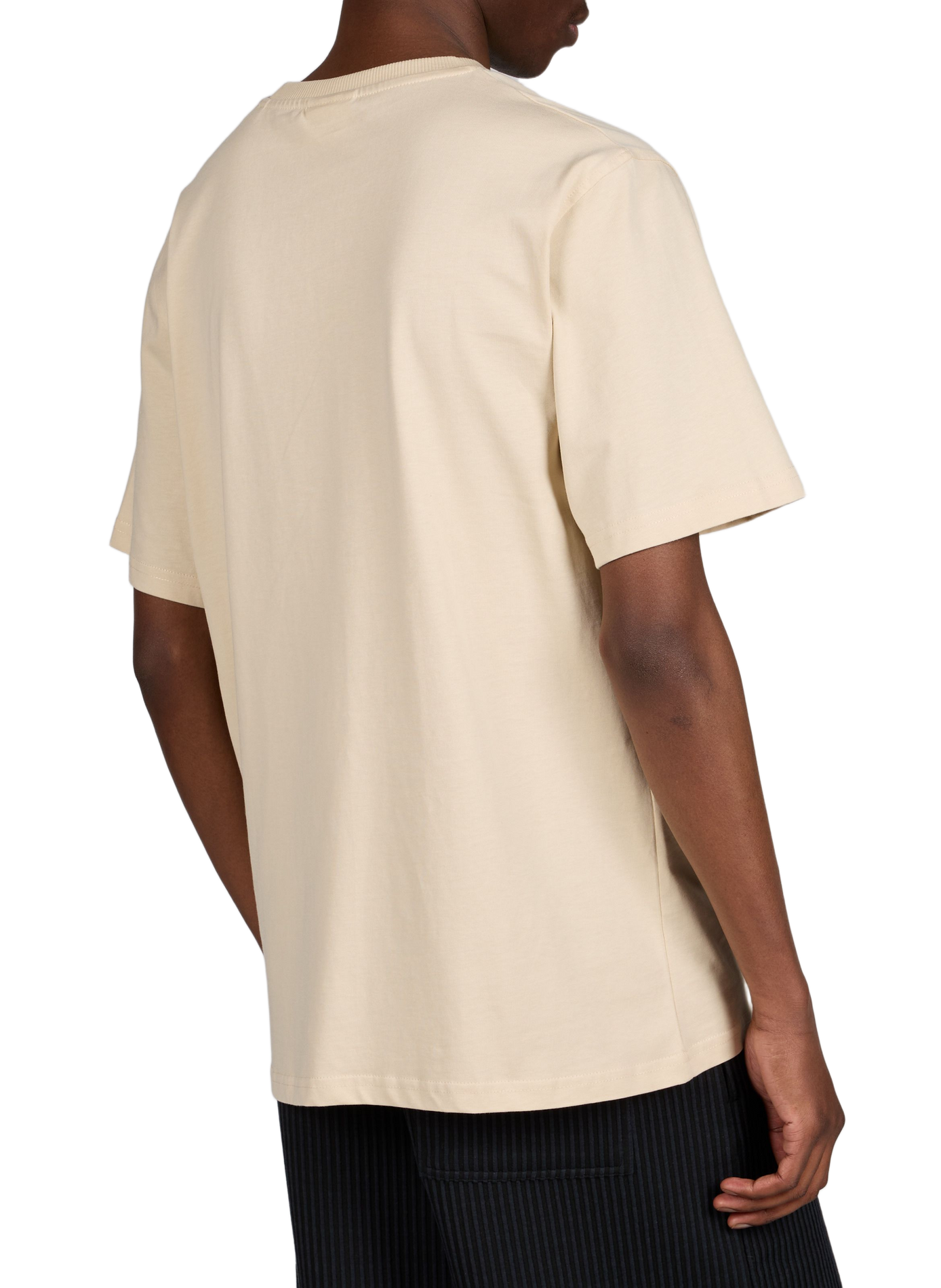 Brady round neck cotton T-shirt LES DEUX Beige