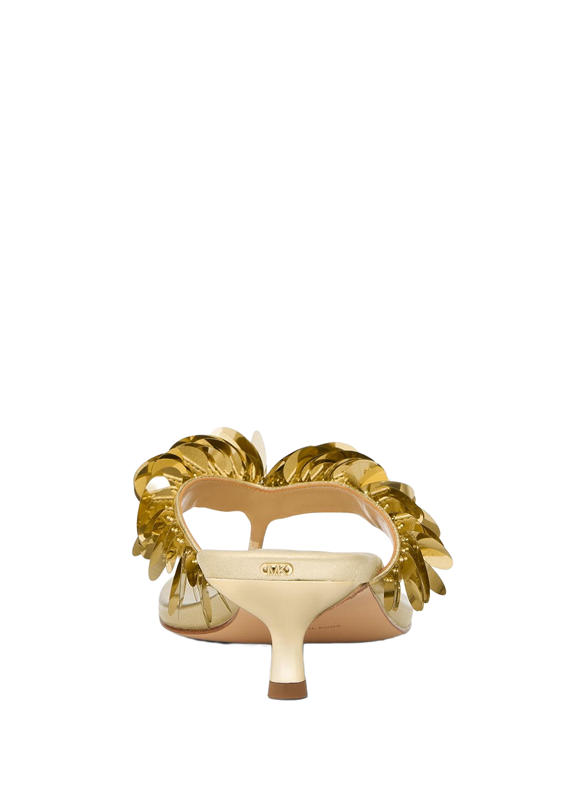 Sandales Loretta métallisée à sequins MICHAEL KORS Doré
