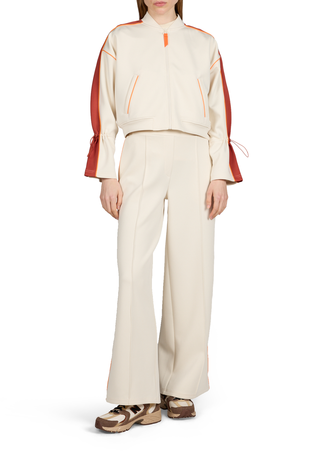 Low-top 530 sneakers in blended leather and cotton NEW BALANCE Multicolour