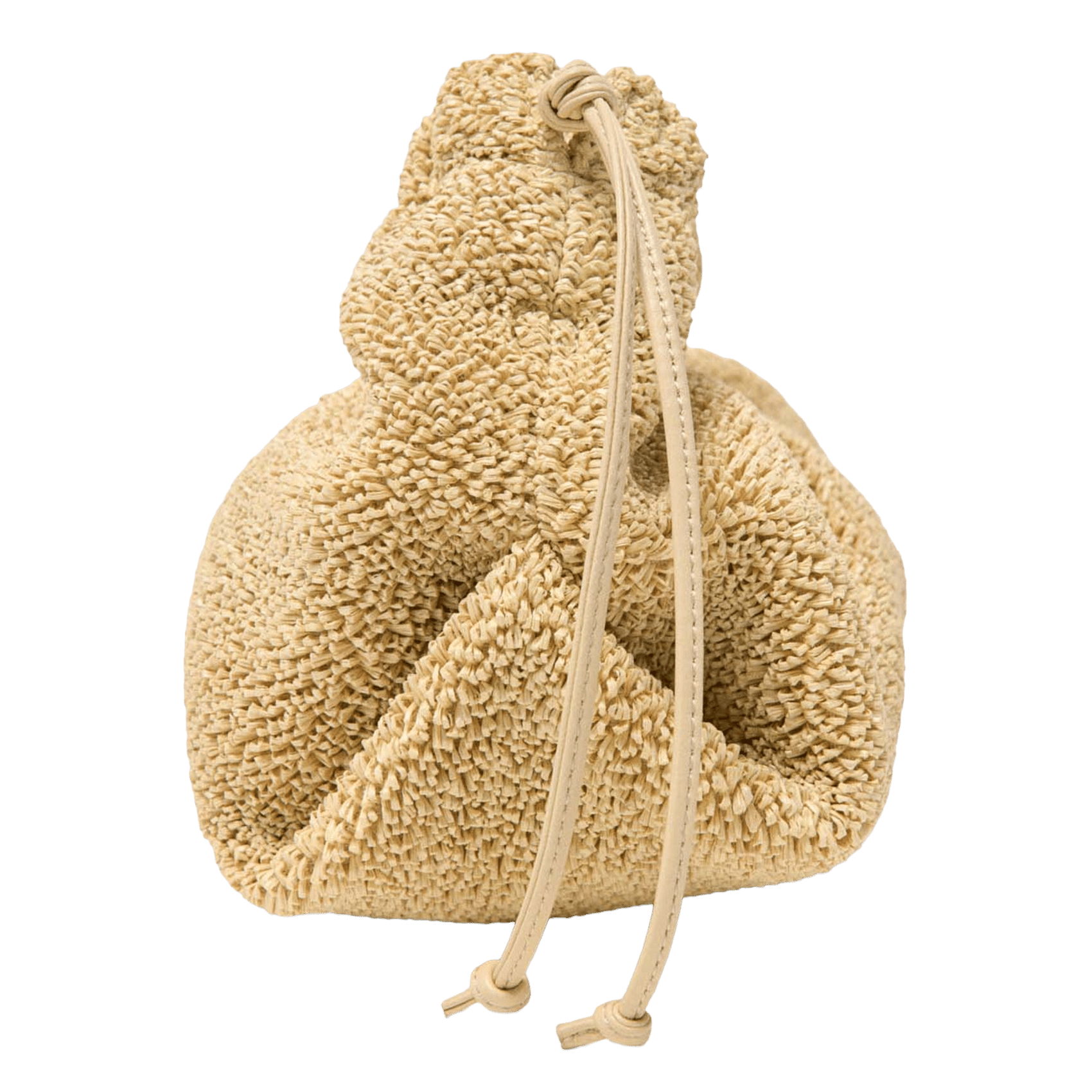 Sac bandoulière uni m MAJE Beige