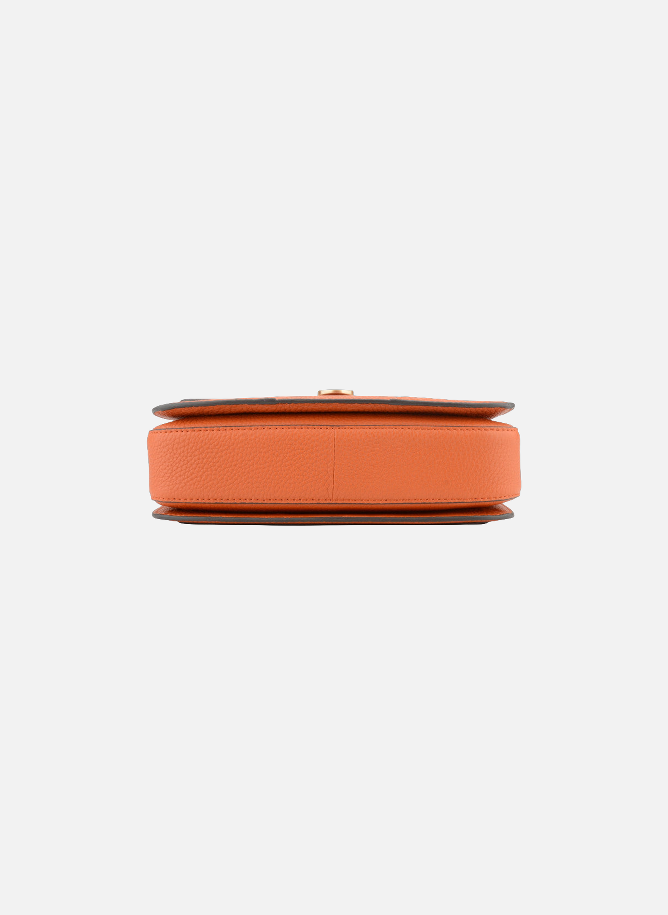 Auteuil | sac porté travers gm en cuir de vachette POURCHET Orange