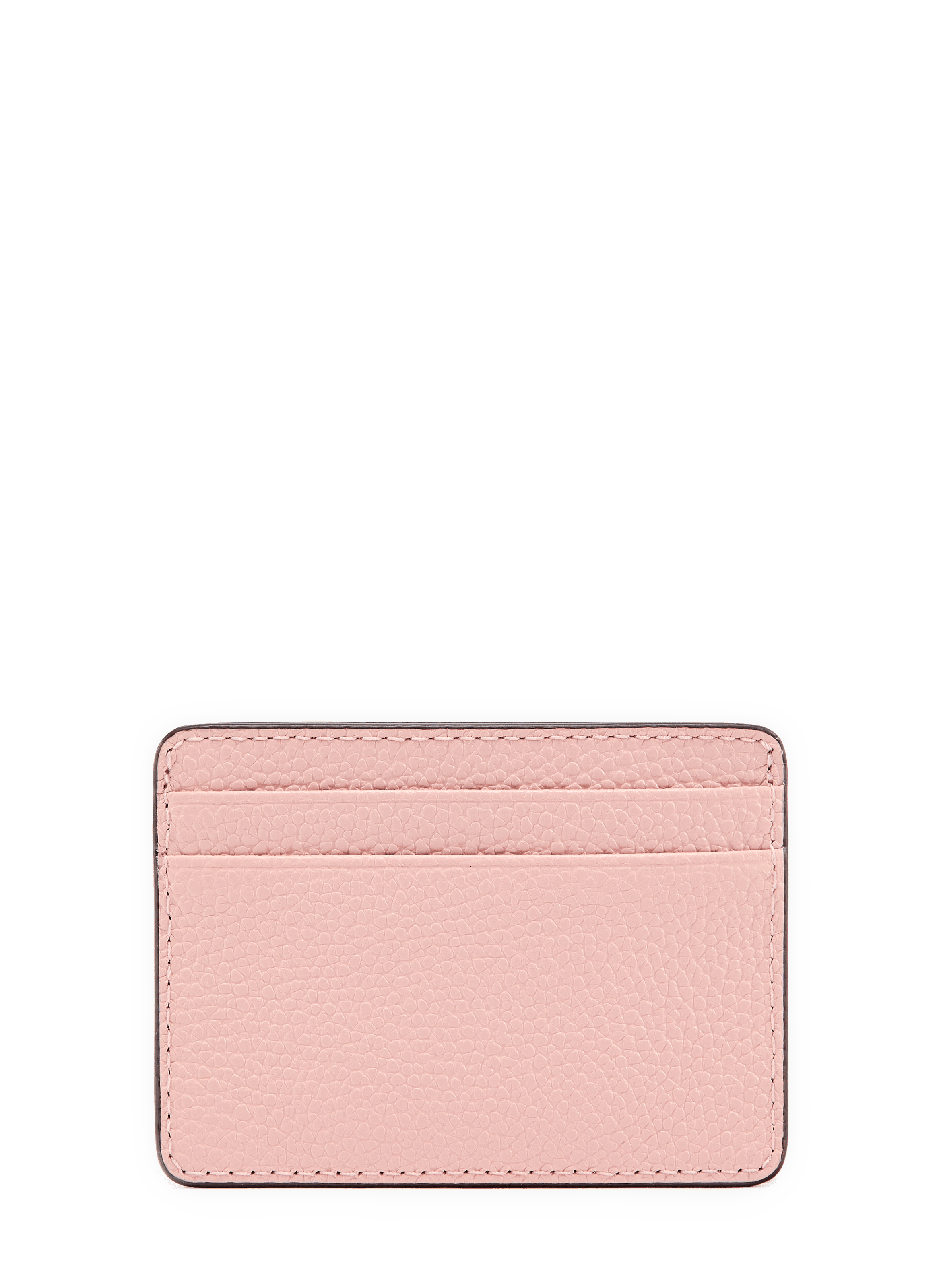 Kartenetui aus genarbtem Leder MICHAEL KORS Rosa