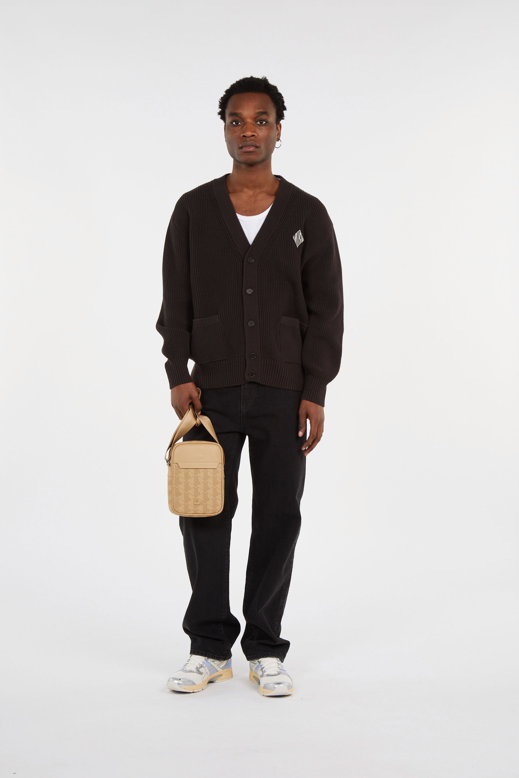 Sac bandoulière the blend LACOSTE Beige