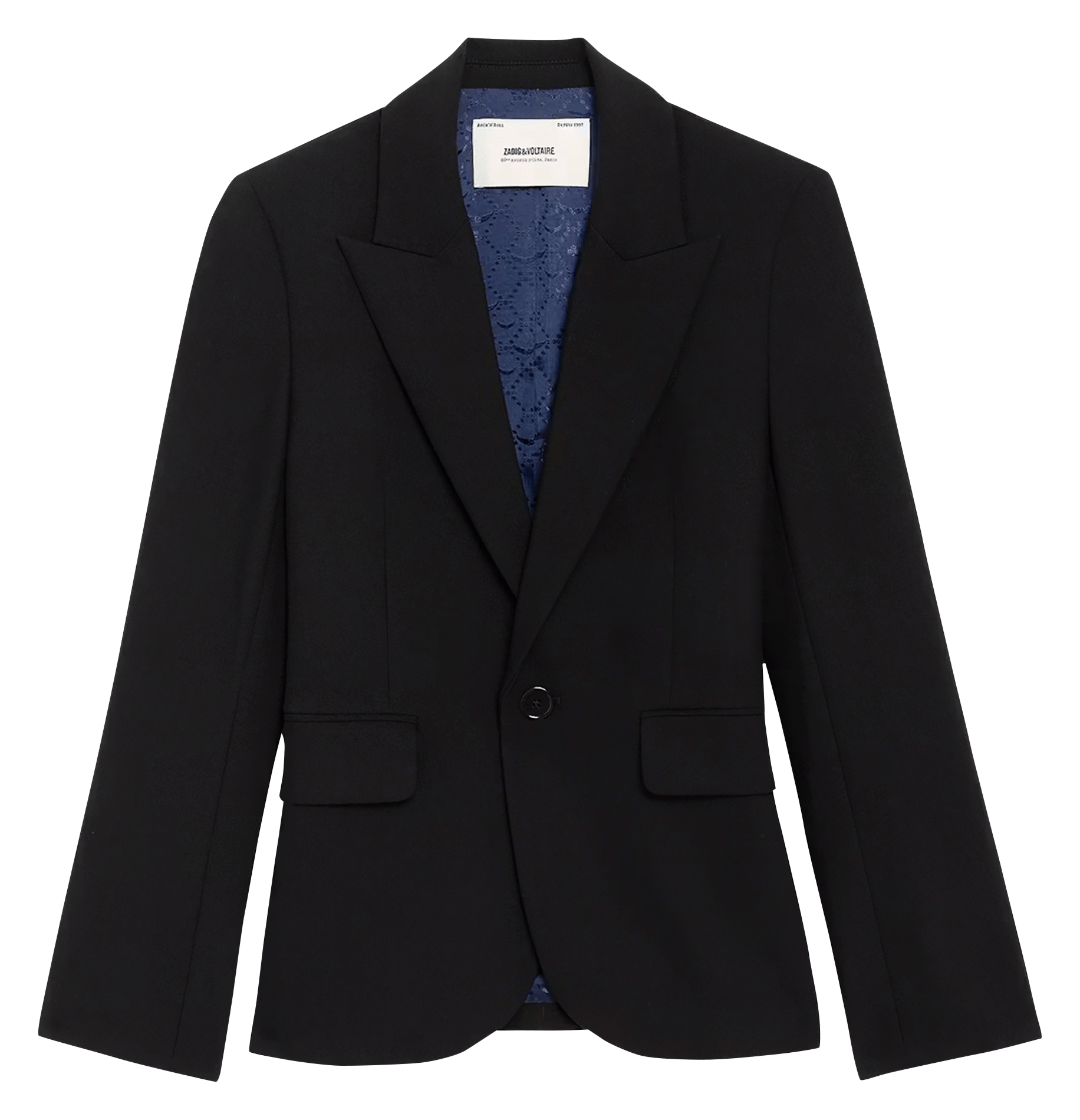 Veste tailleur droite vavy ZADIG&VOLTAIRE Noir