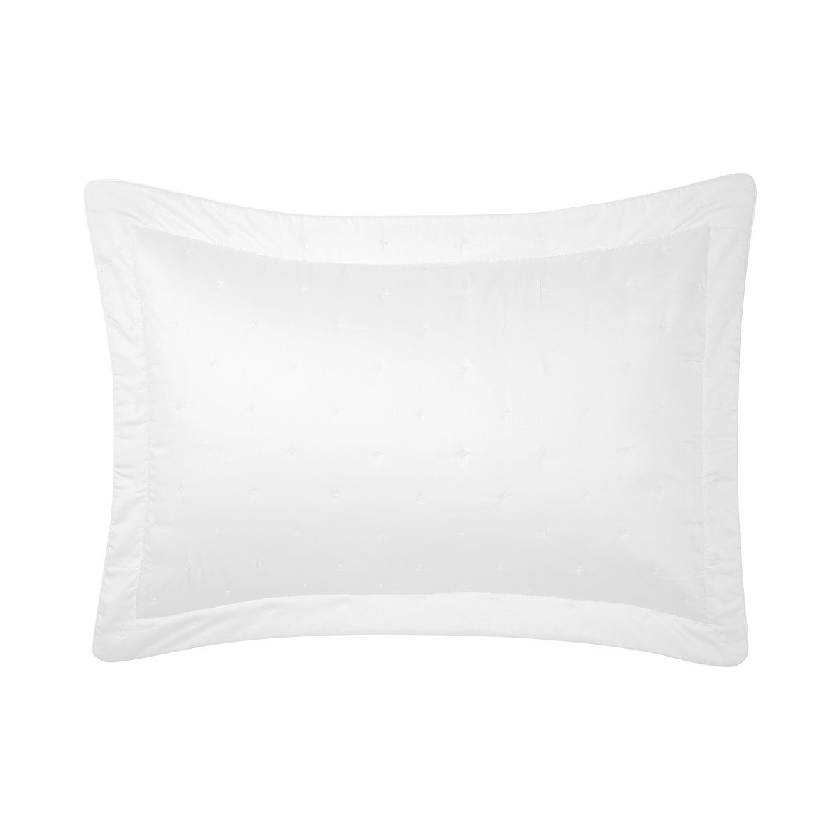 Cache oreiller en satin, triomphe  Blanc