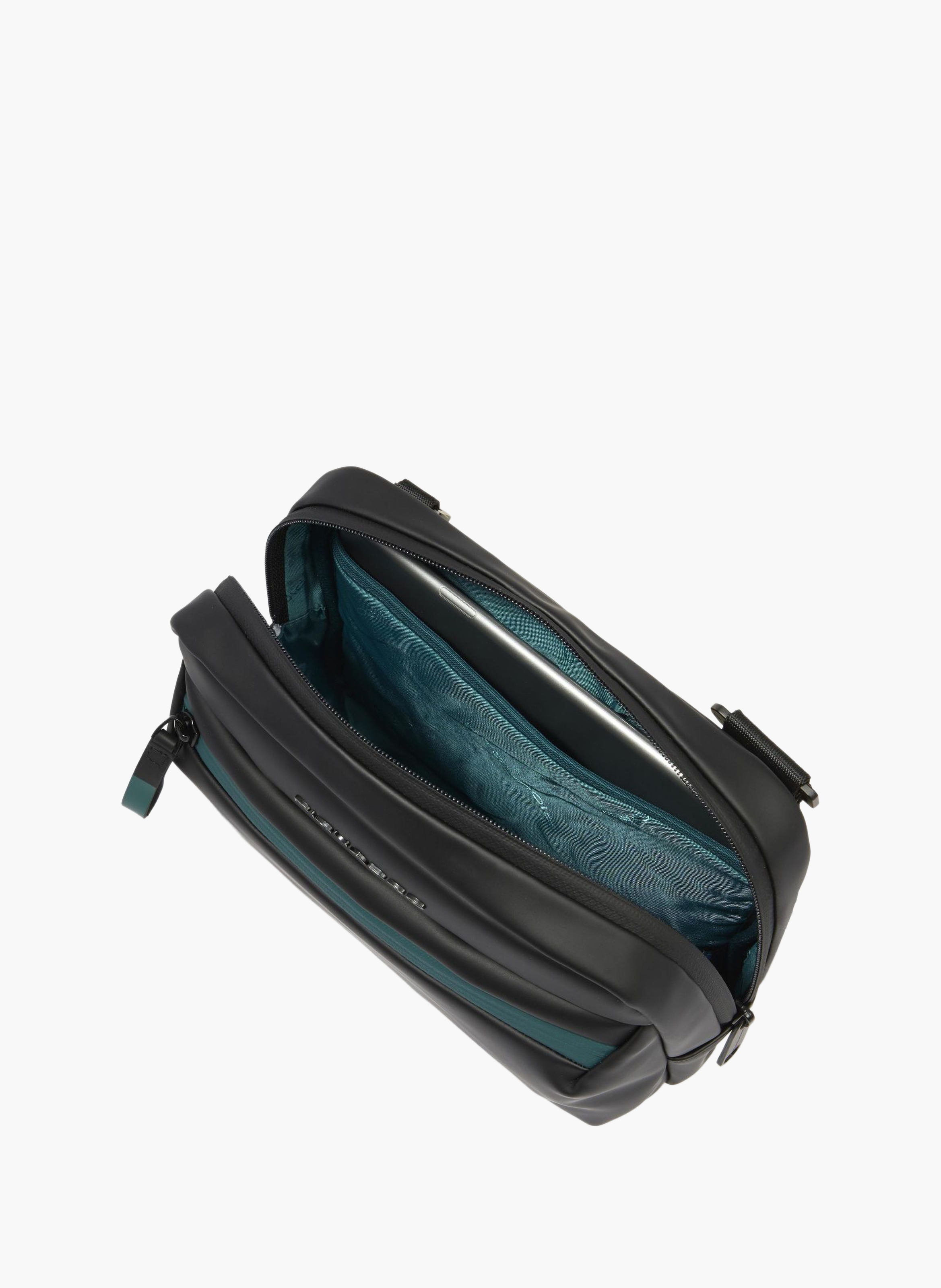 Sac bandoulière homme déperlant PIQUADRO Noir
