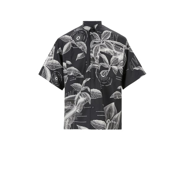 Chemise imprimée à manches courtes