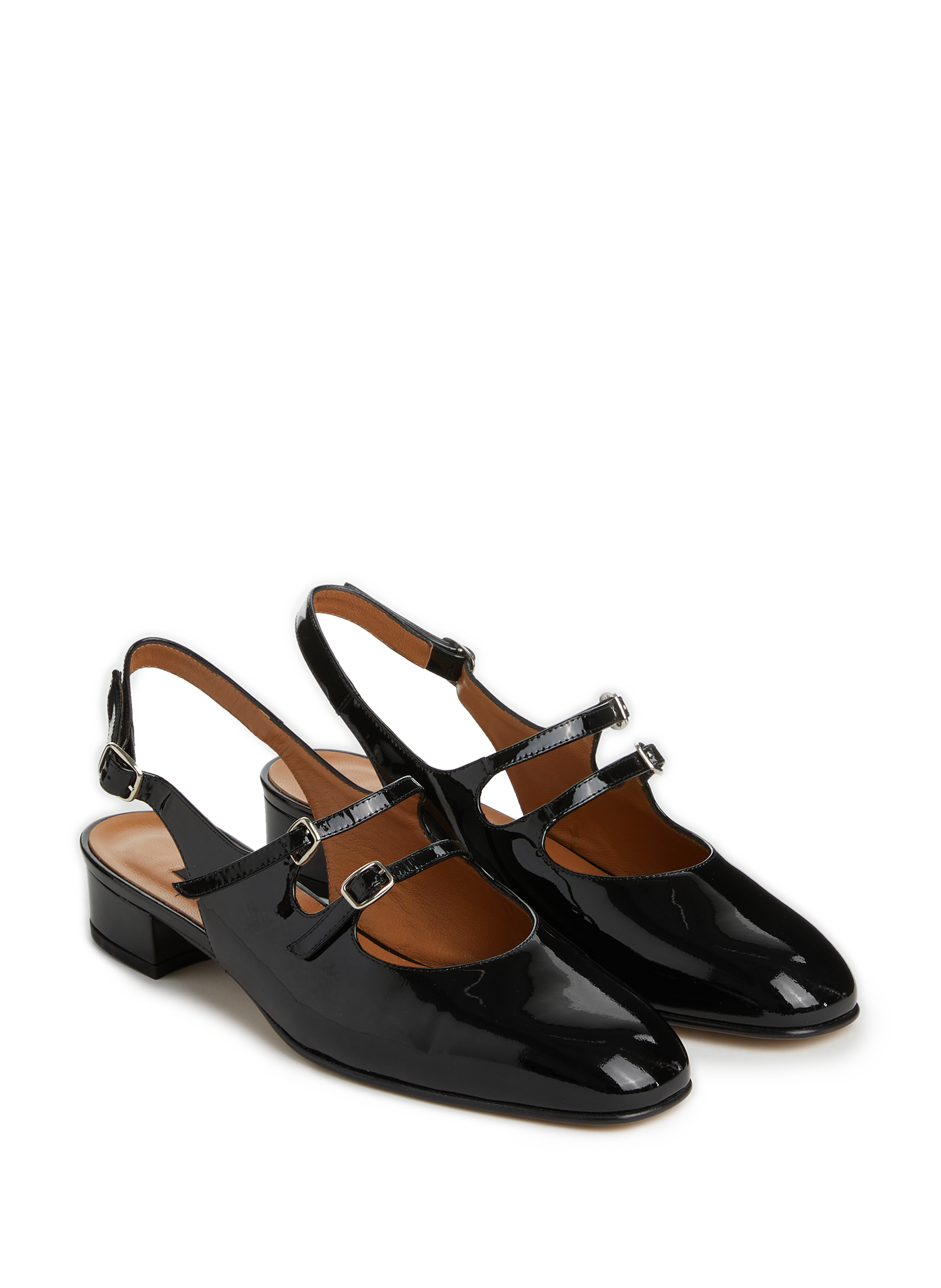 Babies Peche en cuir verni