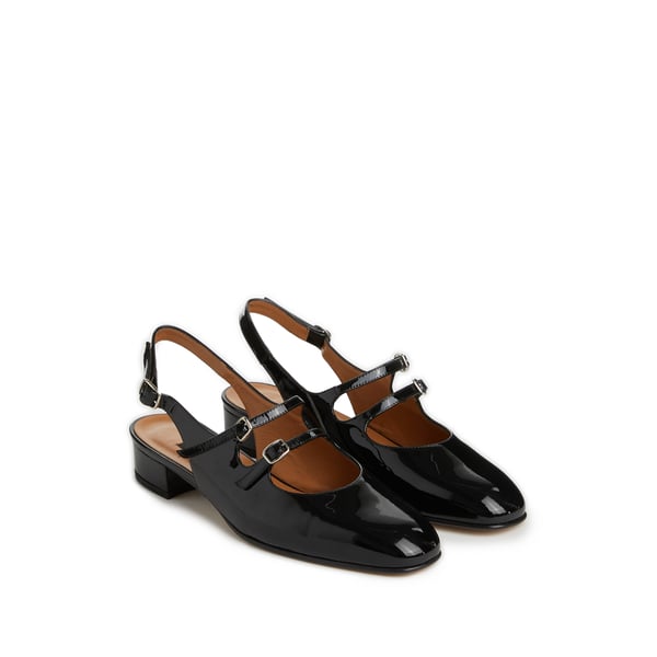 Babies Peche en cuir verni