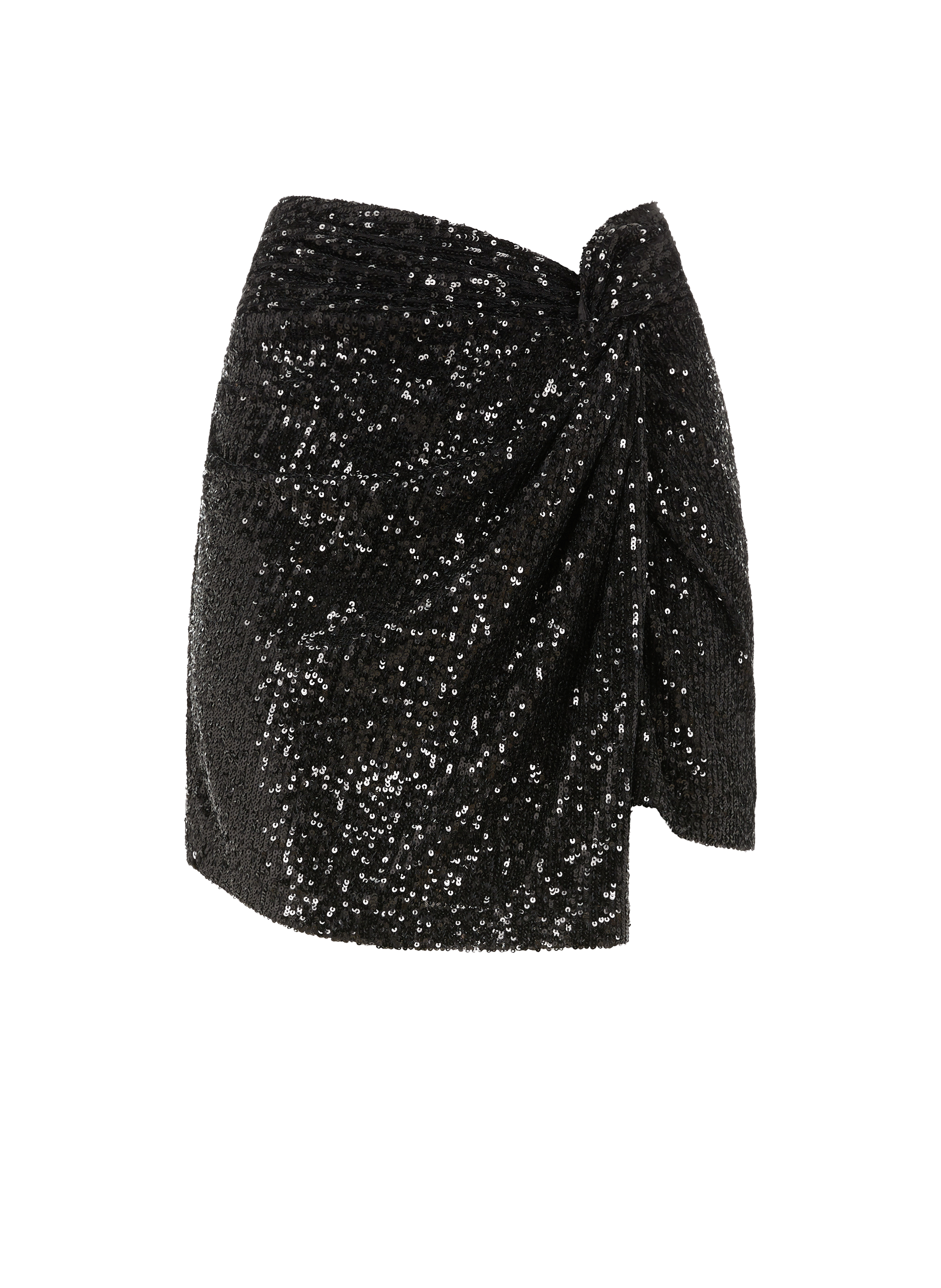 Sequinned mini skirt IN THE MOOD FOR LOVE Black