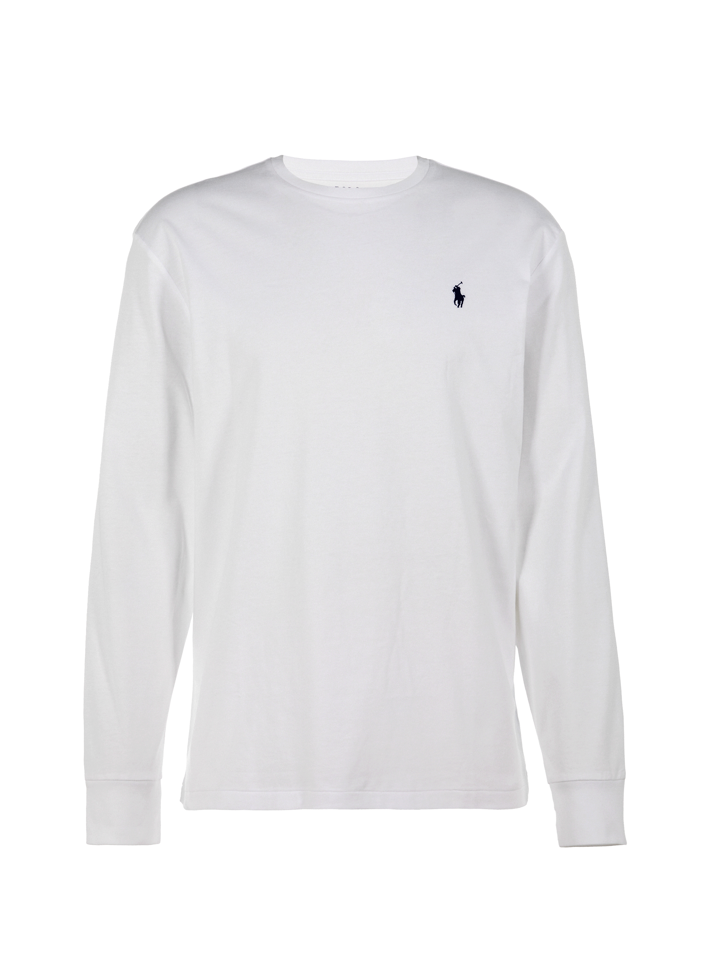 T-shirt manches longues droit en coton POLO RALPH LAUREN Blanc