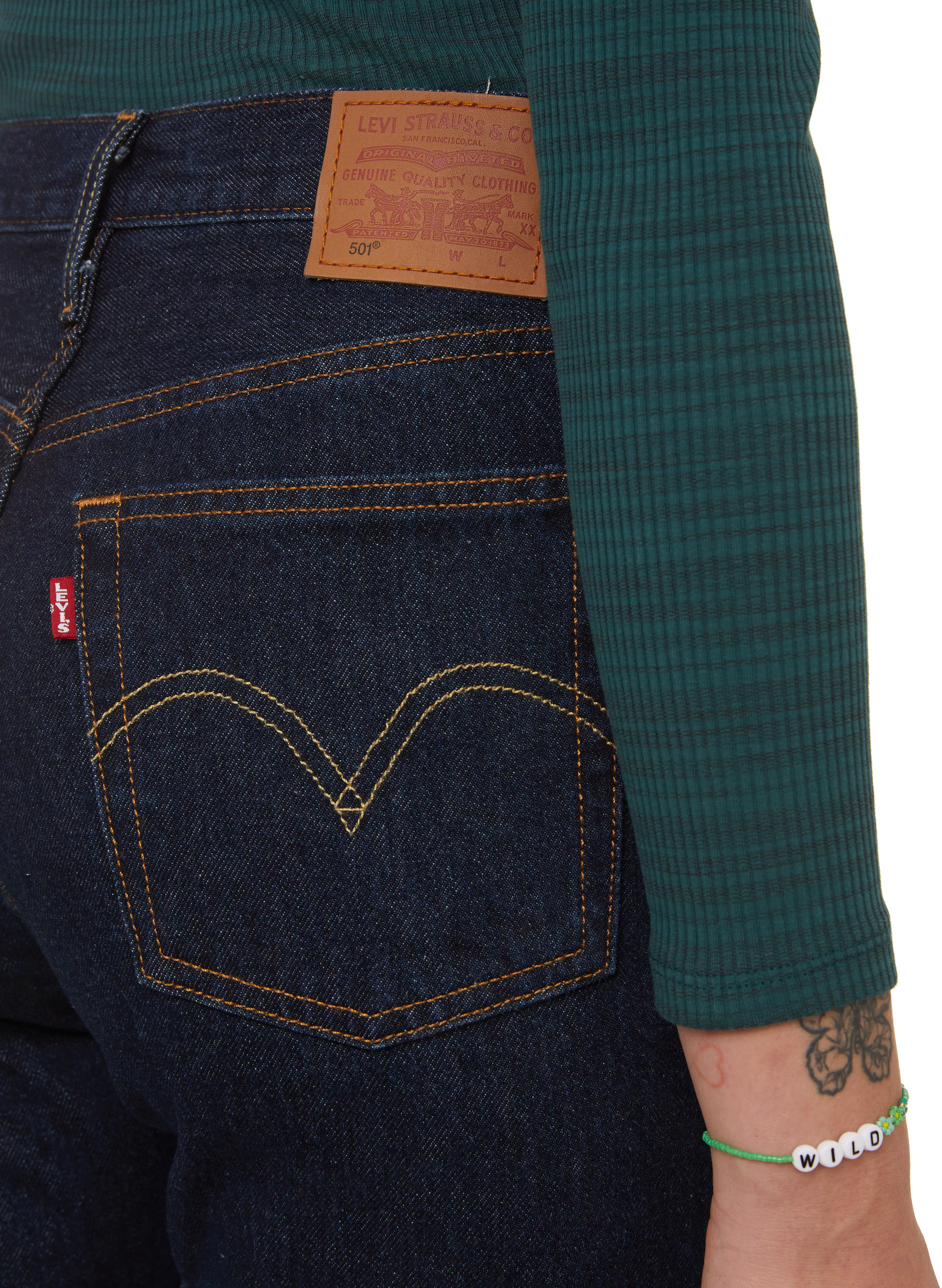 501 Original cotton denim Jeans LEVI'S Blue