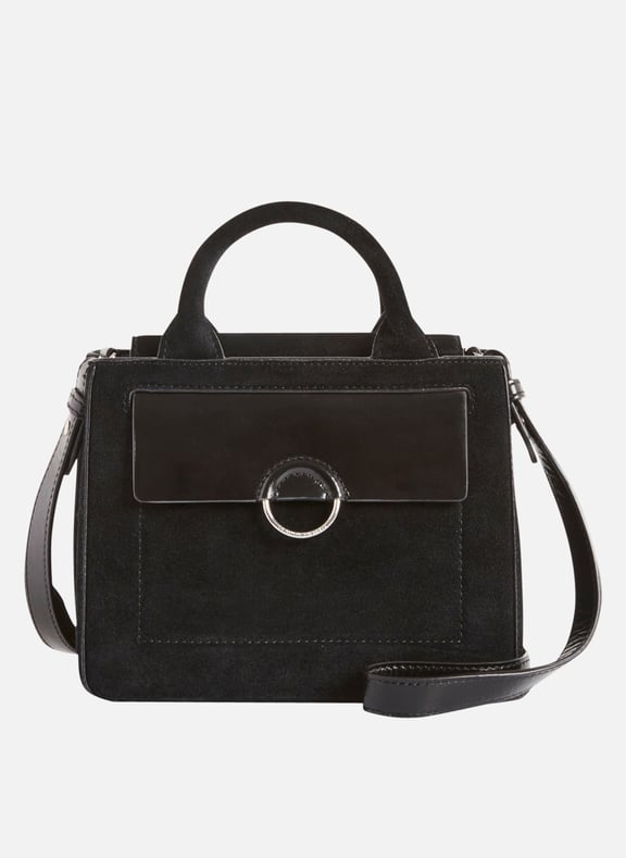 SAC BANDOULI RE EN CUIR VELOURS ANOUCK MINI CLAUDIE PIERLOT pour
