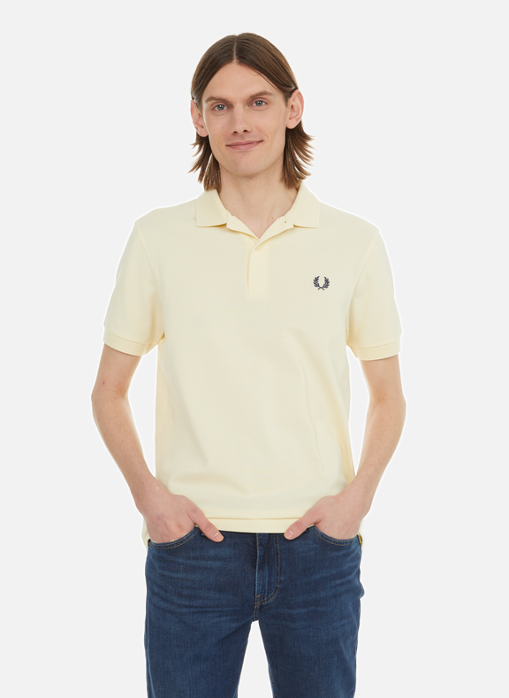 FRED PERRY Cotton polo shirt  Yellow