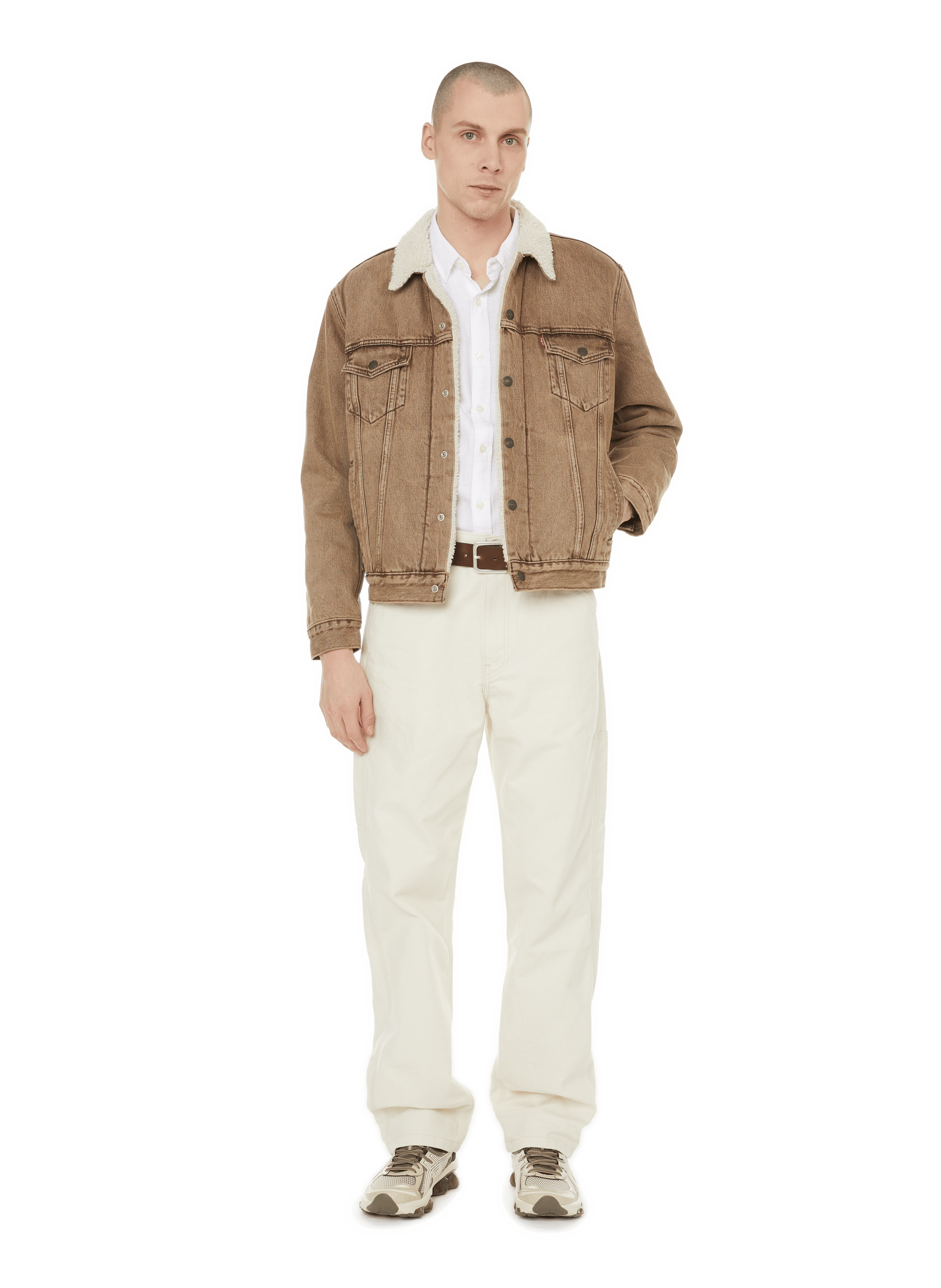 Gefütterte Jeansjacke LEVI'S Beige