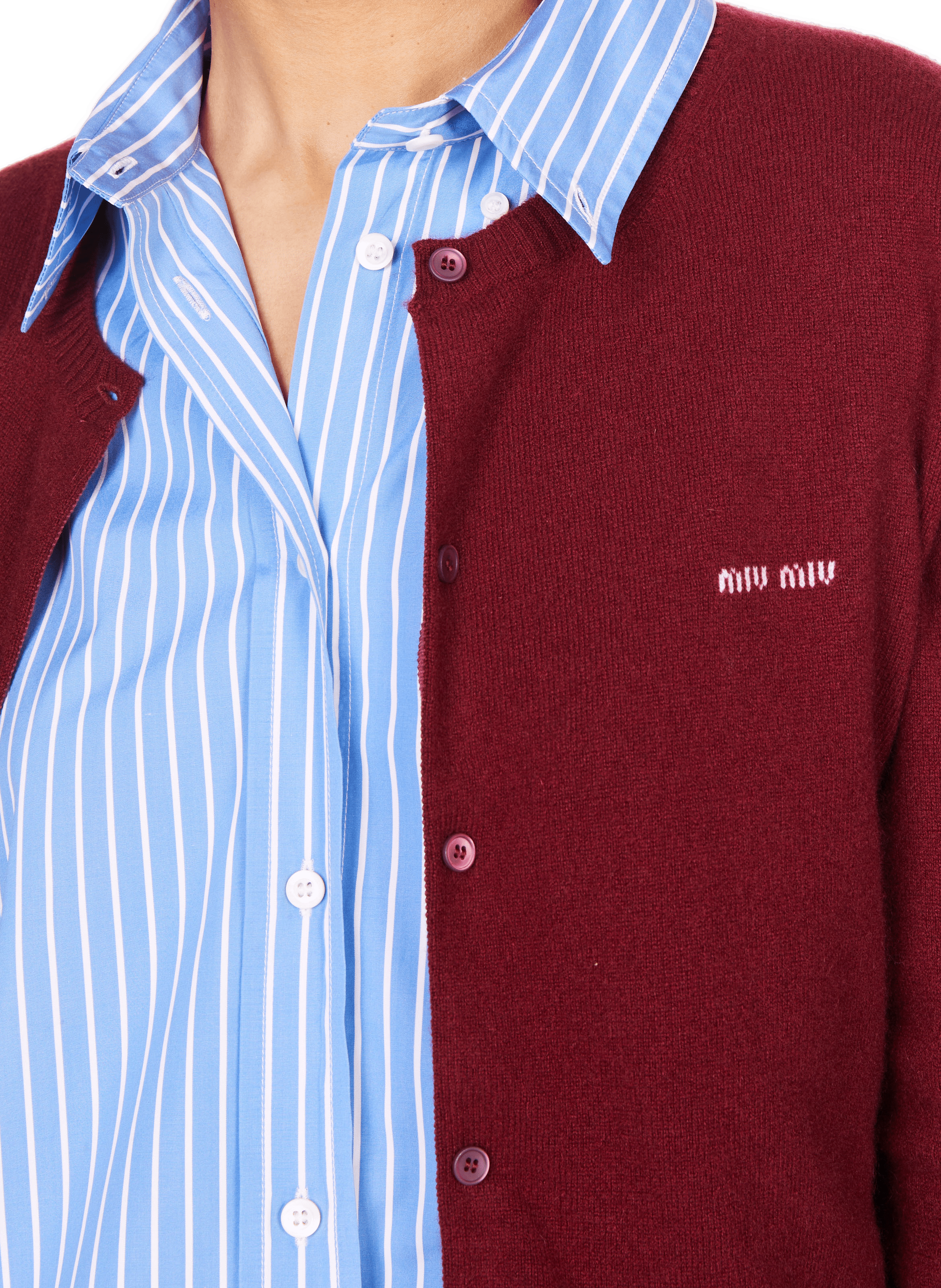 Cardigan en cachemire  MIU MIU Rouge