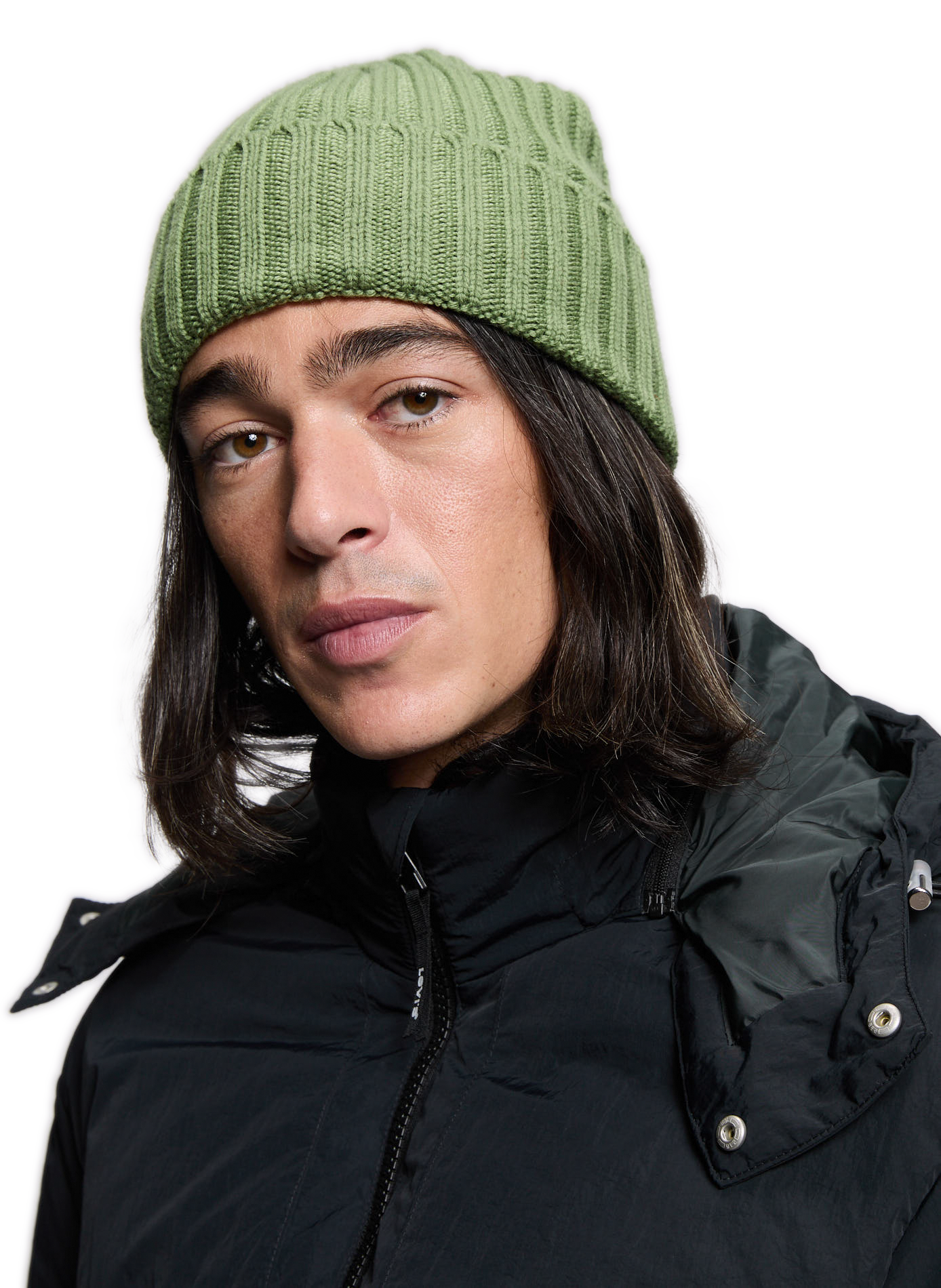 Hooded down jacket LEVI'S Black