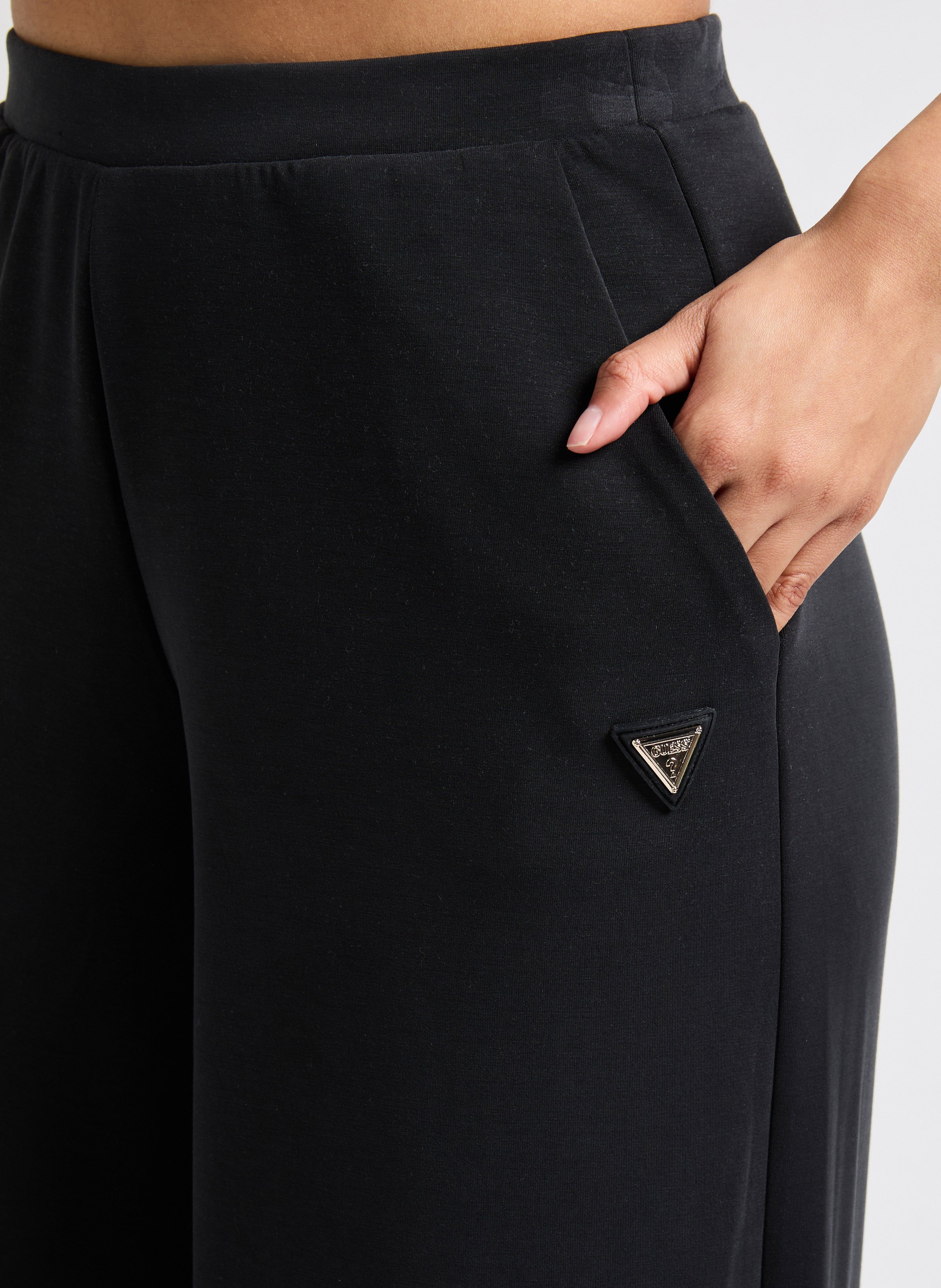 Elasticated trousers GUESS Black