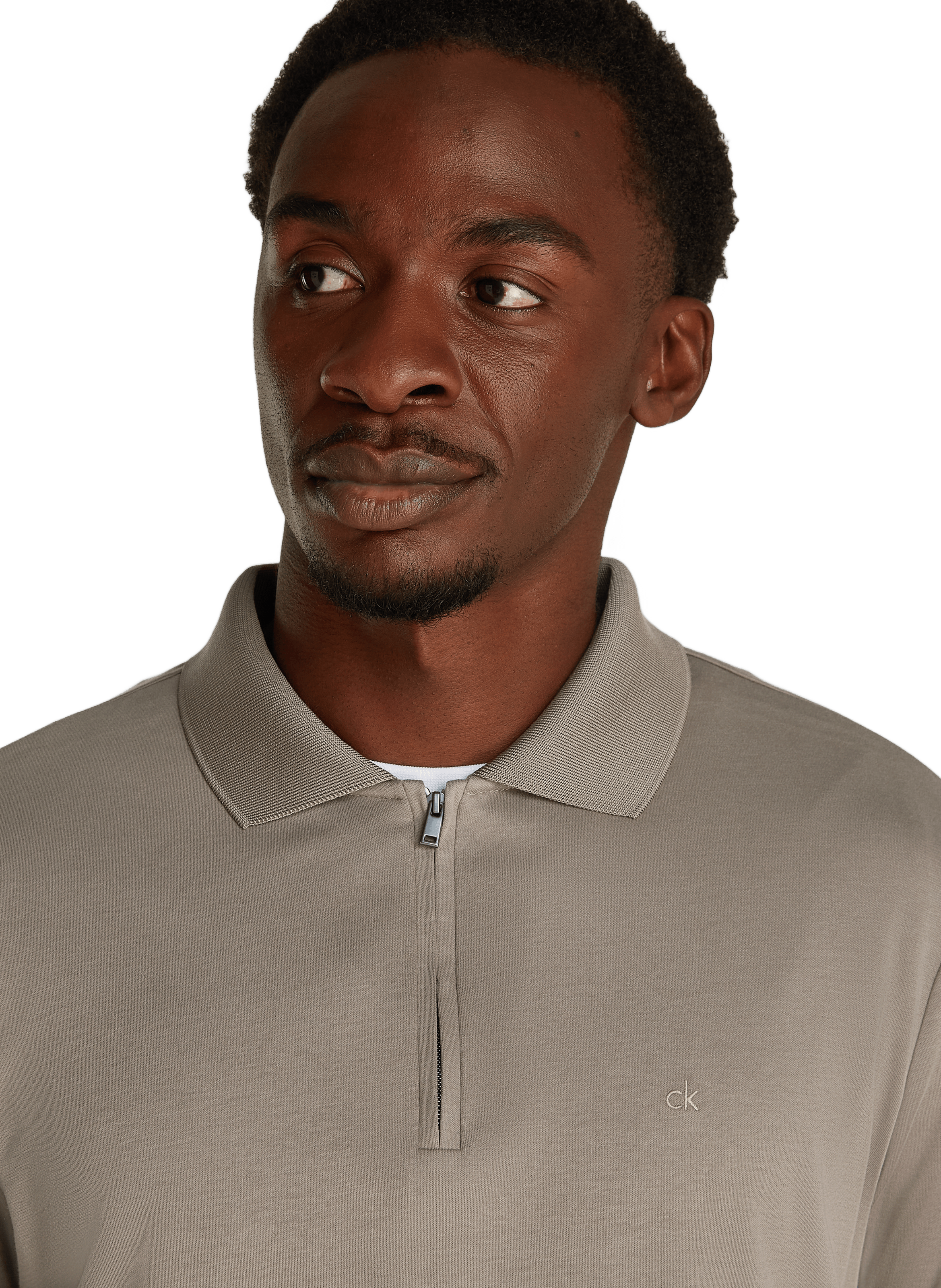 Polo en coton CALVIN KLEIN Beige