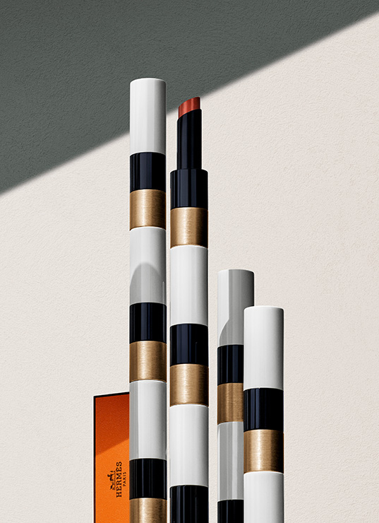 Rouge Hermès design, Pierre Hardy maquillage, rouge à lèvres luxe, collection Hermès beauté, nouveau rouge à lèvres Hermès