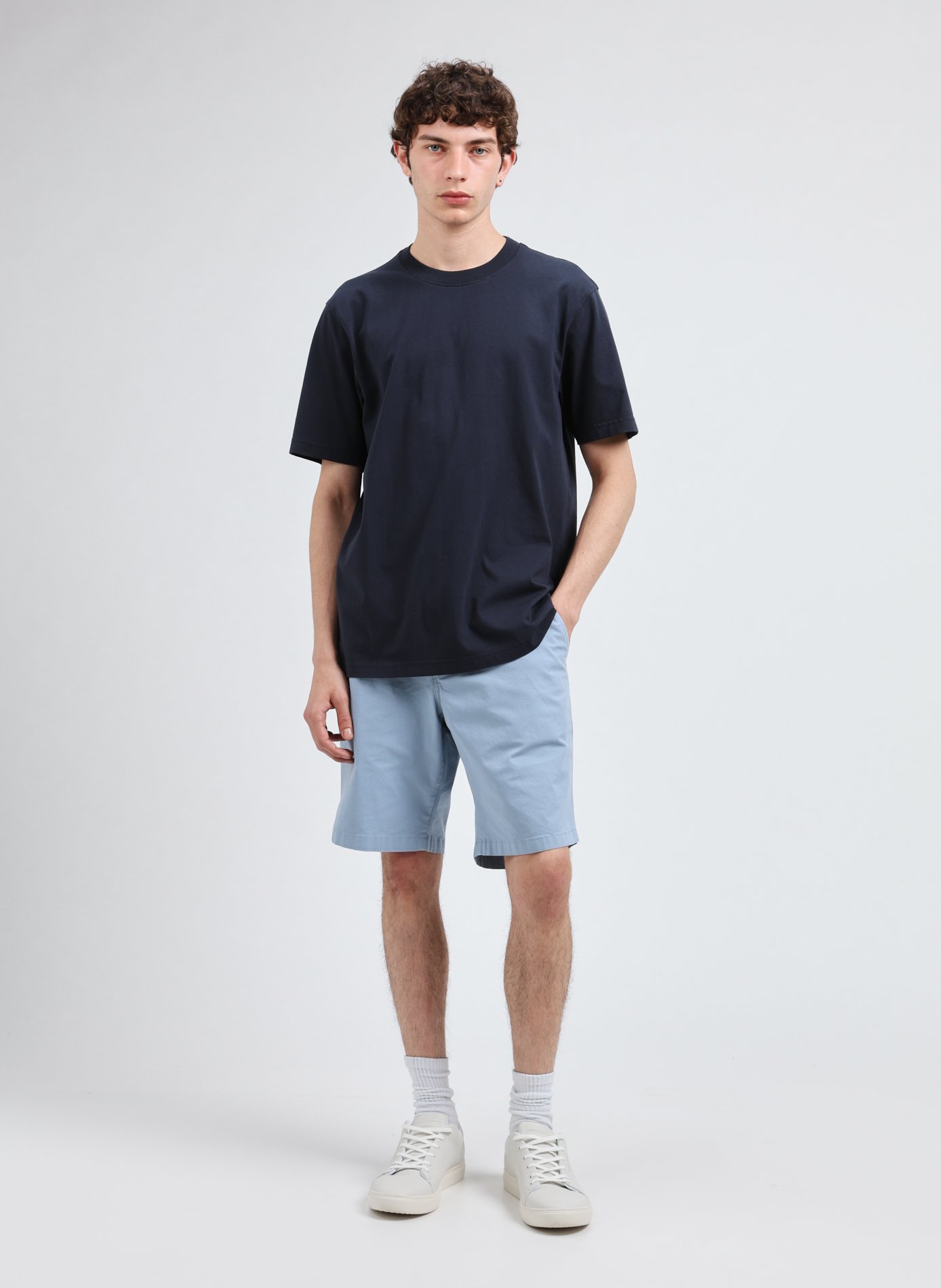 Straight cotton shorts PAUL SMITH Blue