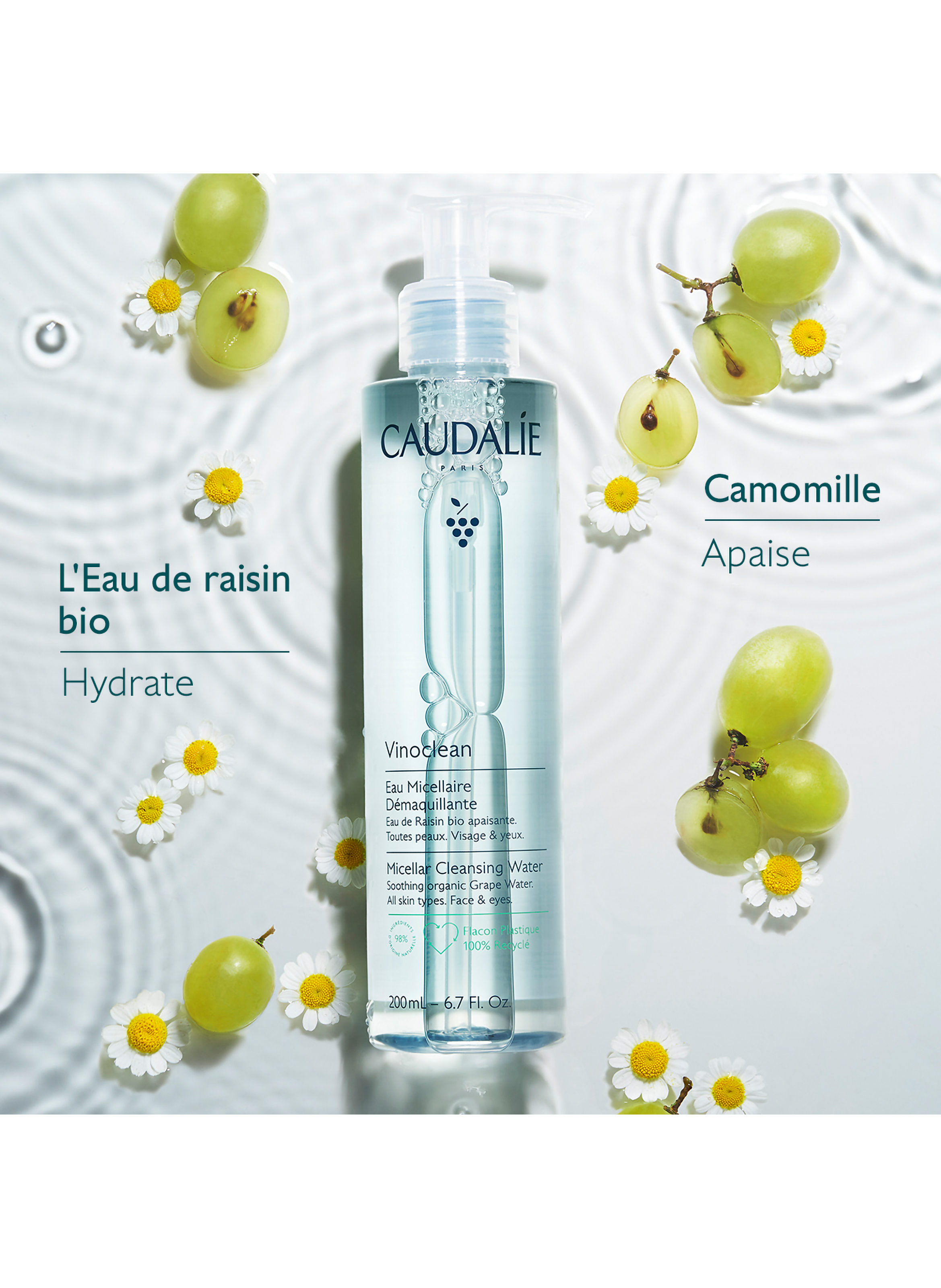 Vinoclean Micellar Cleansing Water No color