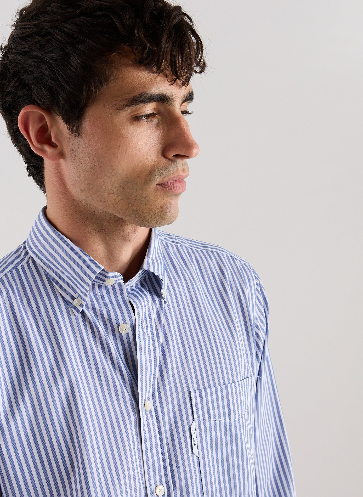 Chemise rayée en coton FACONNABLE Multicolore