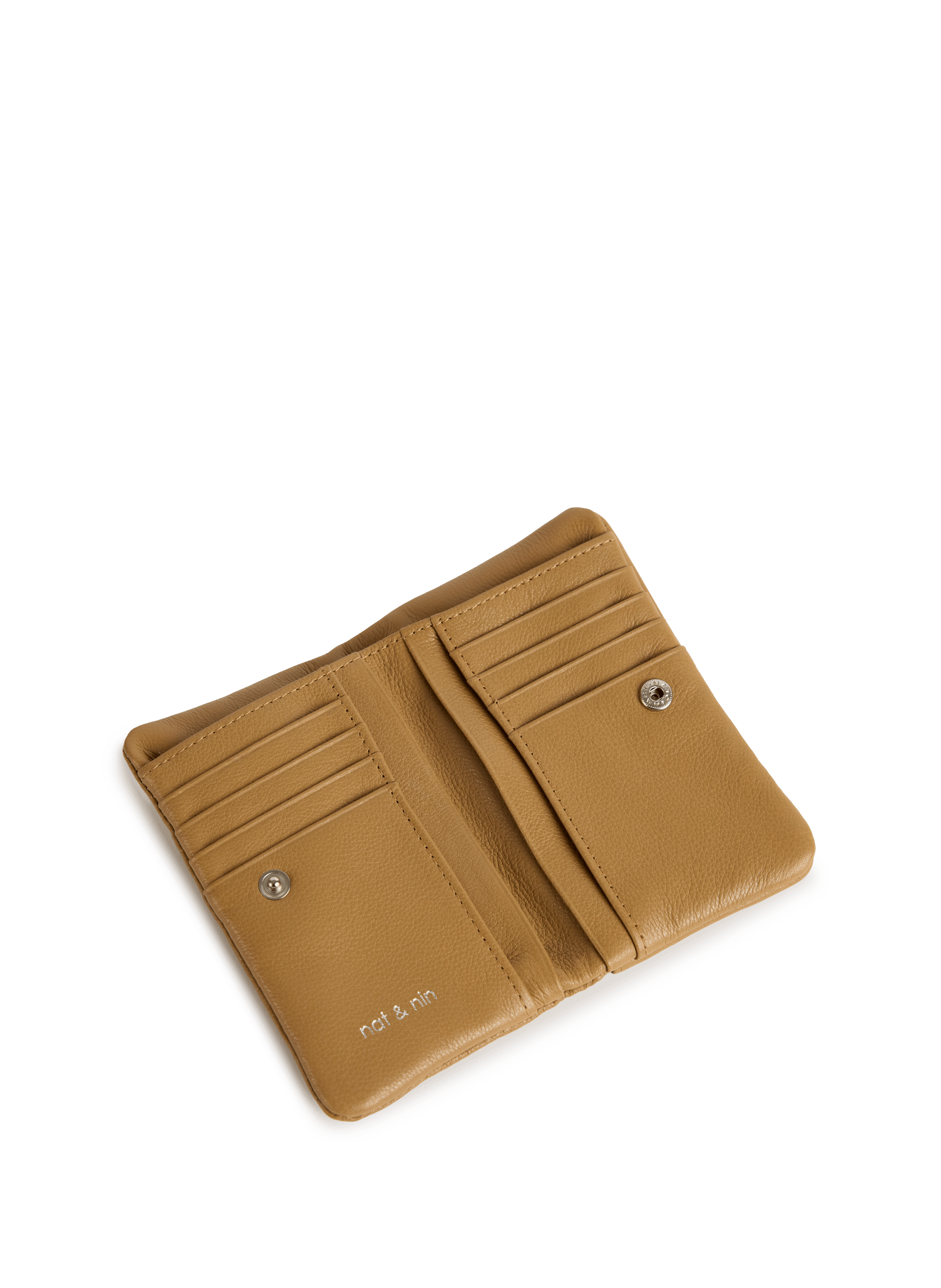 Portefeuille Winnie en cuir NAT &amp; NIN Beige