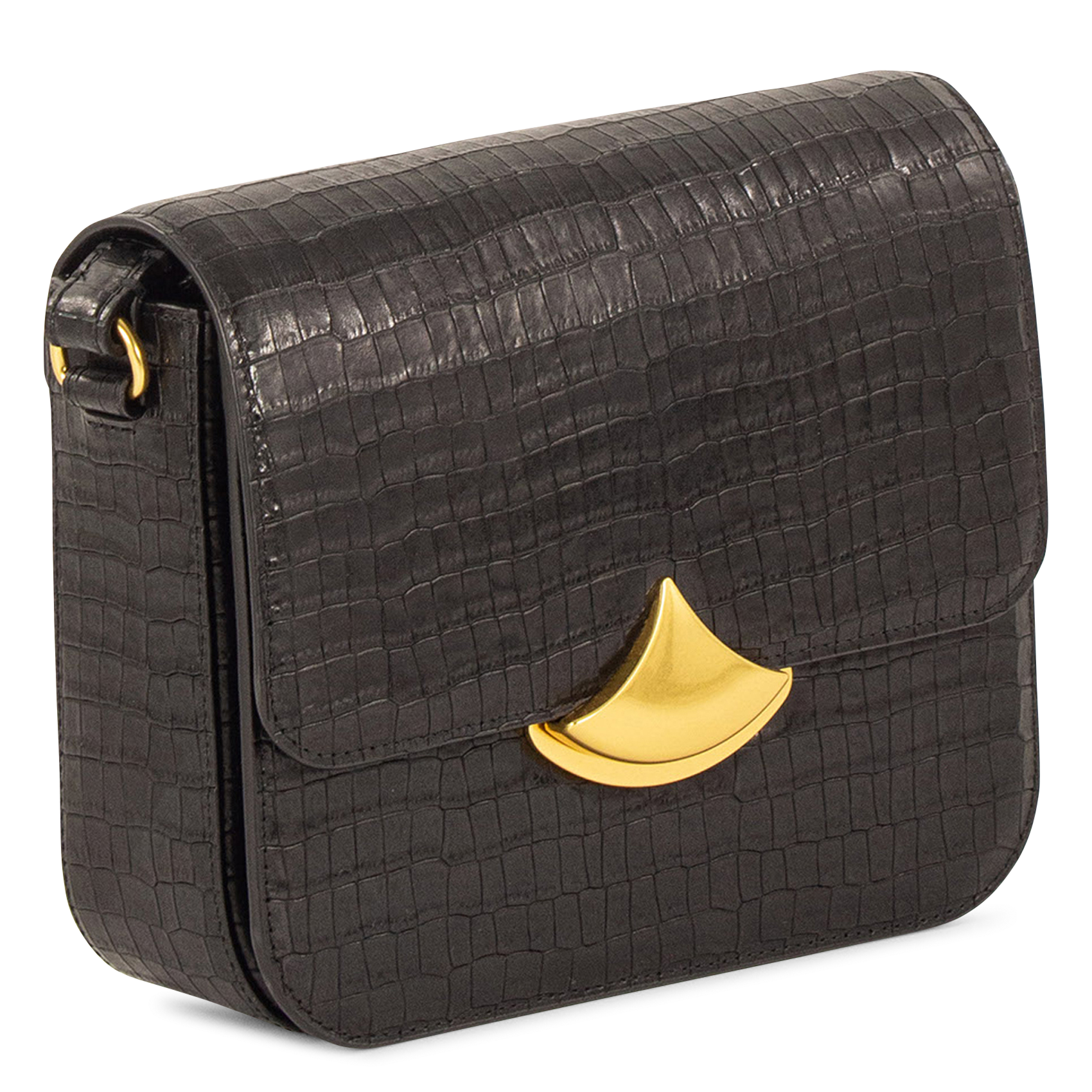 Sac bandoulière en cuir diviluz e SESSUN Noir