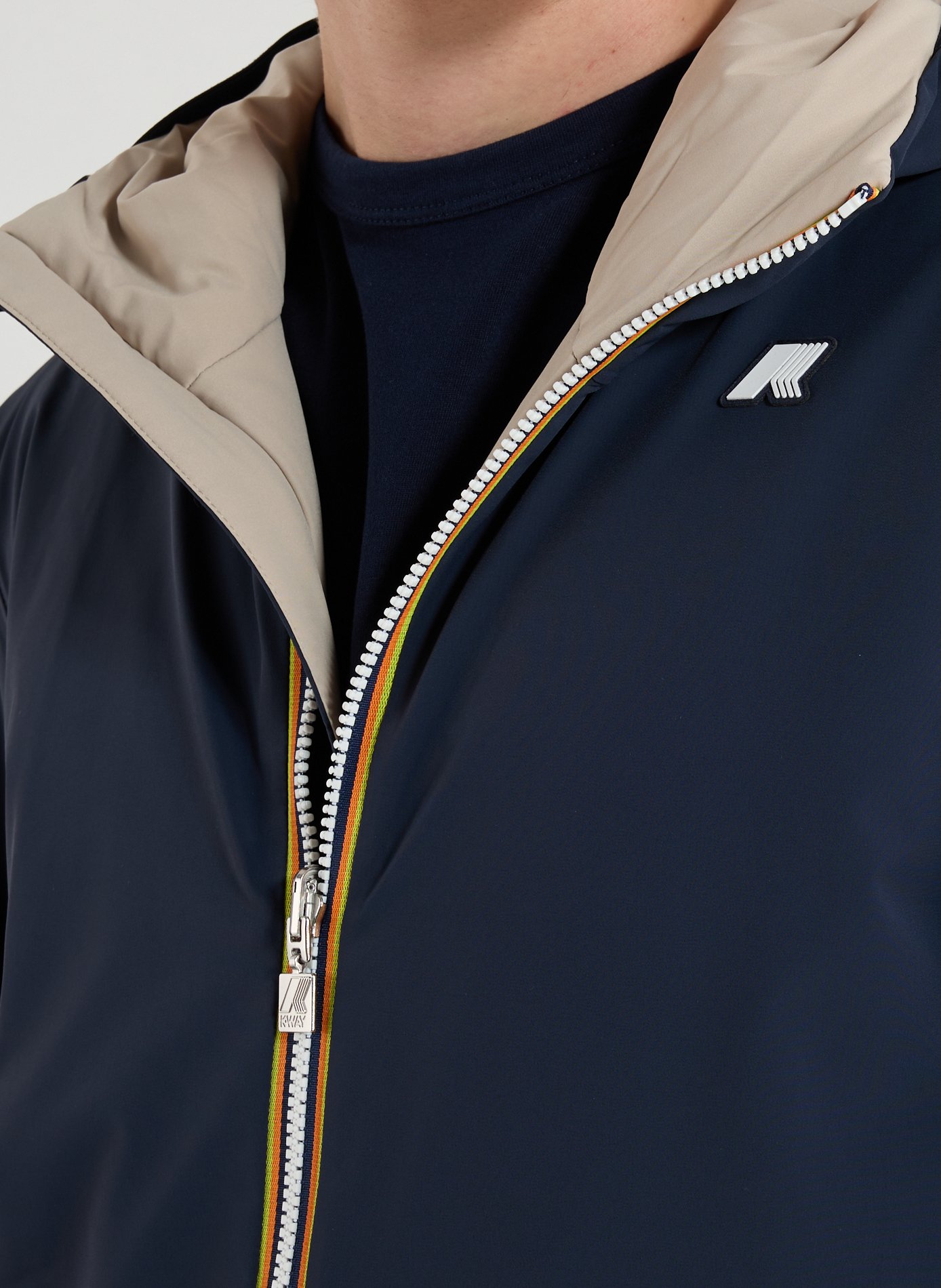 Jack St Warm lined bomber jacket K-WAY Blue