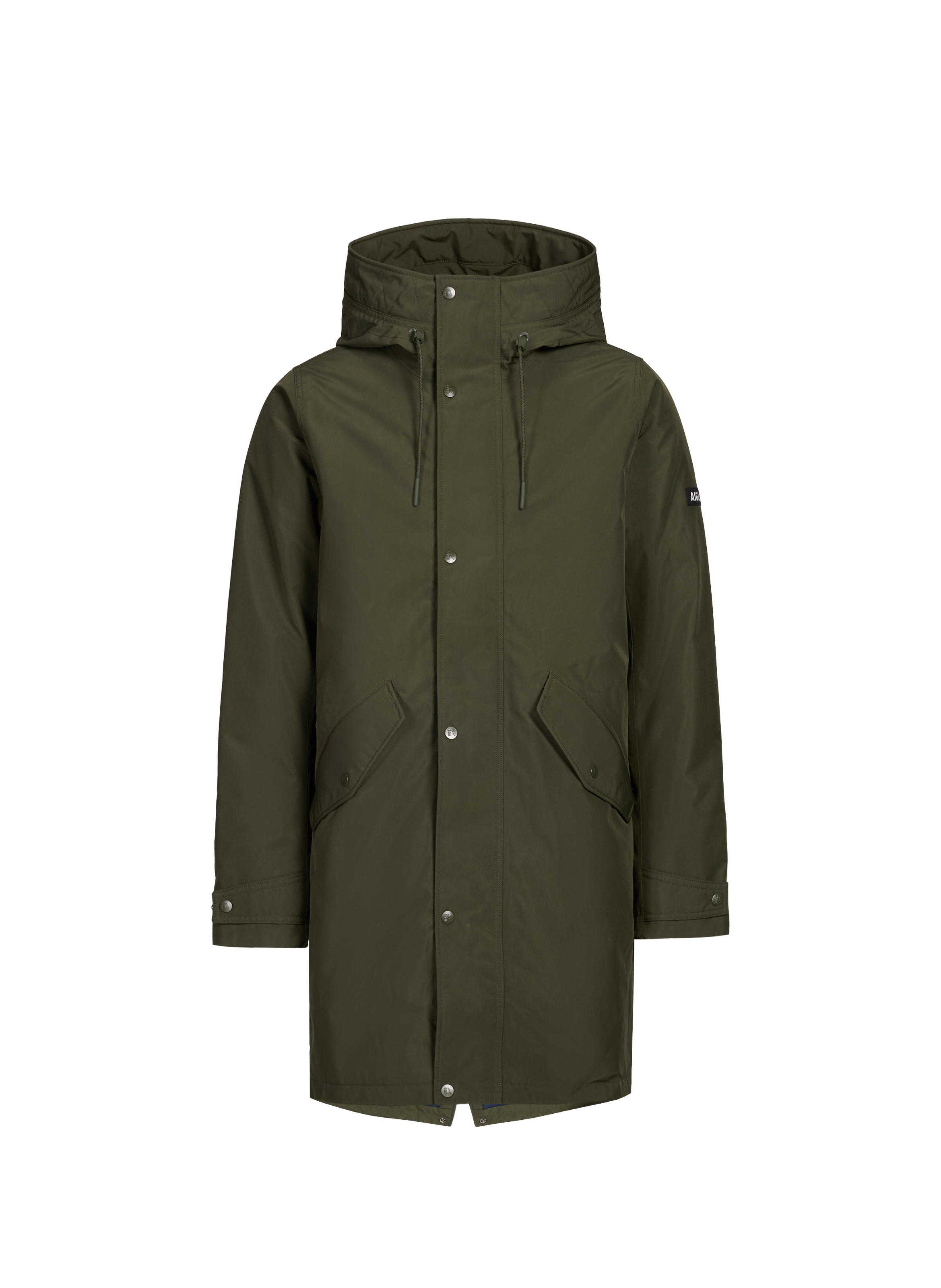 Parka Fishtail Gore-tex matelassée  Khaki by AIGLE AIGLE Parka Fishtail Gore-tex matelassée  Khaki