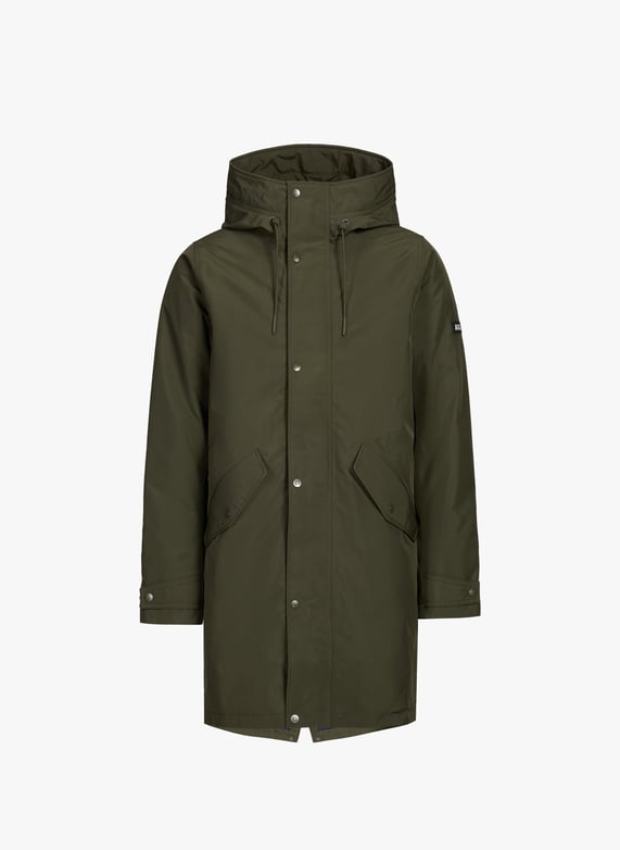 Parka Fishtail Gore-tex matelassée  | Khaki by AIGLE Parka Fishtail Gore-tex matelassée  Khaki