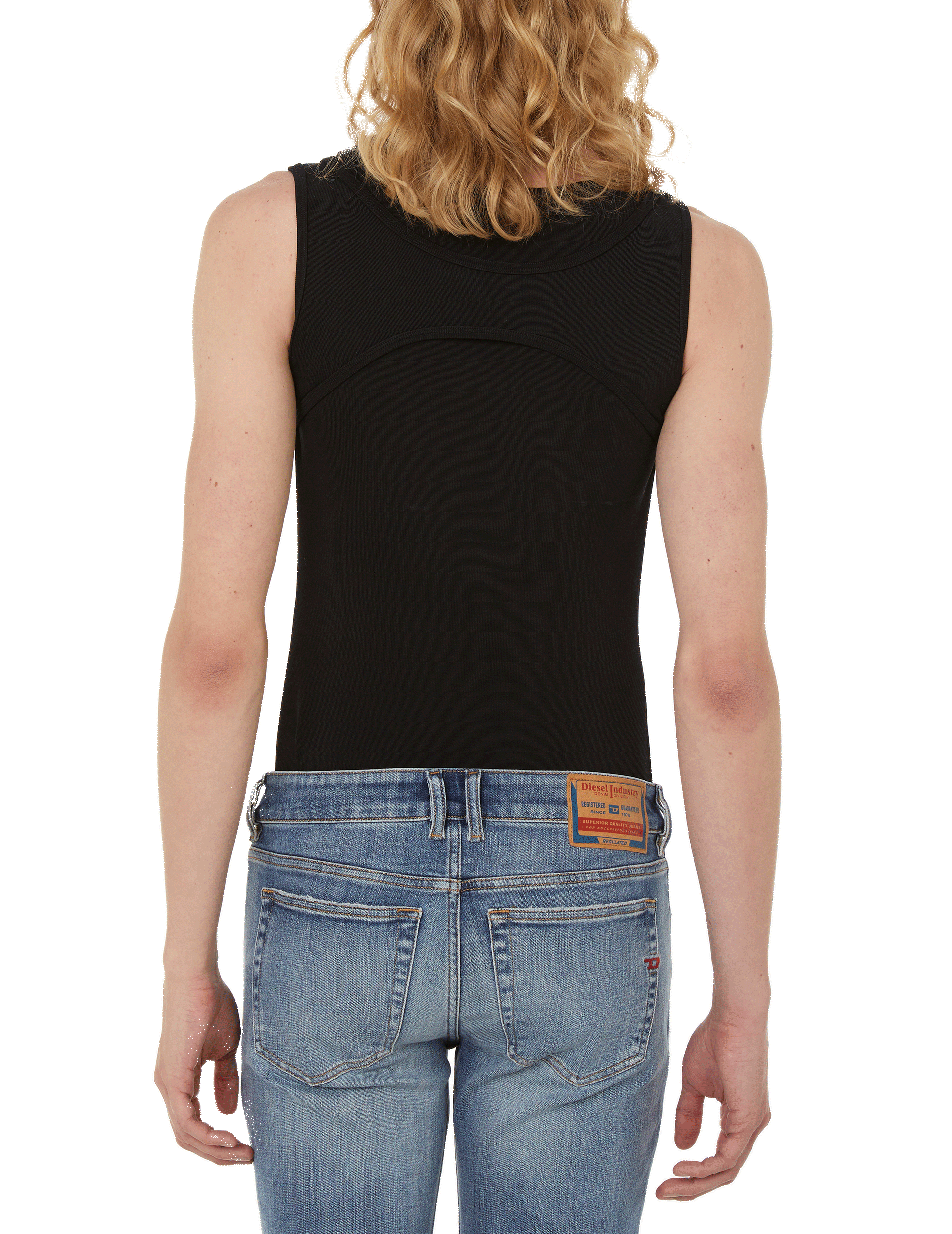 Tank top with cutout MISBHV Black