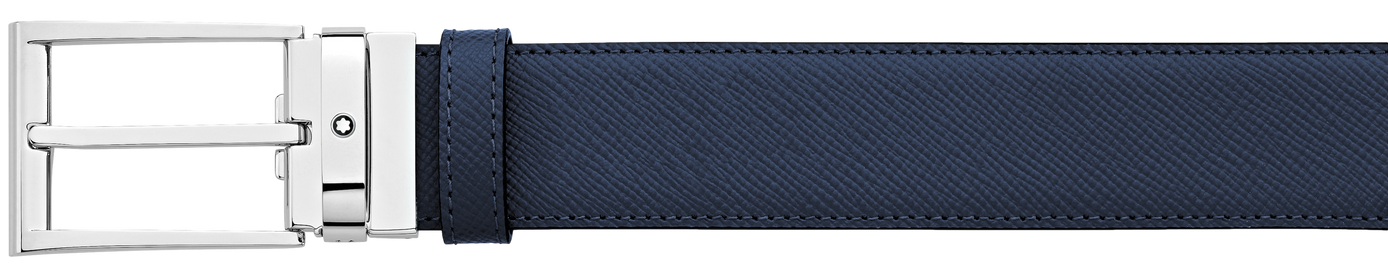 Reversible leather belt MONTBLANC Black