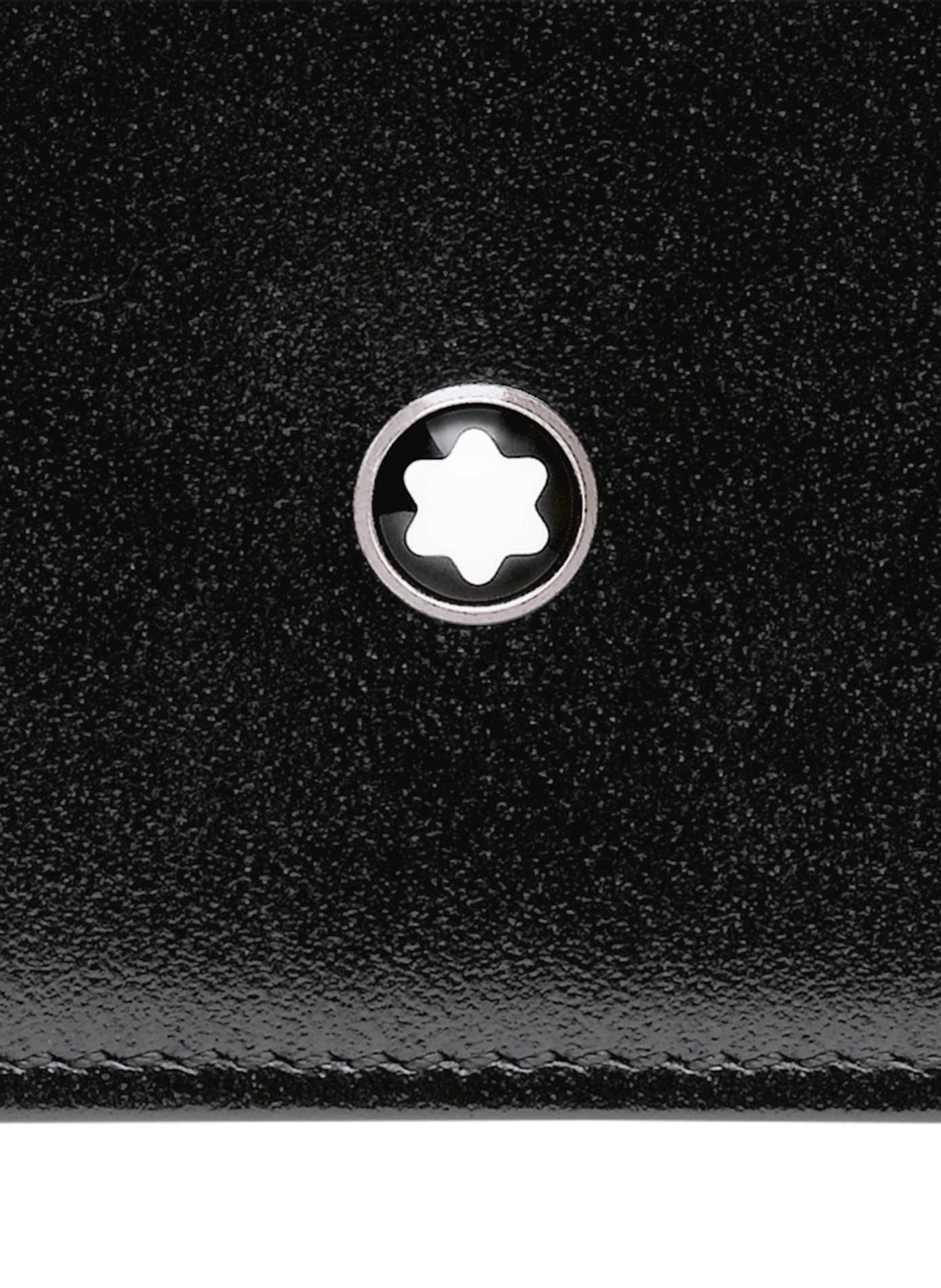 Compact leather wallet MONTBLANC Black