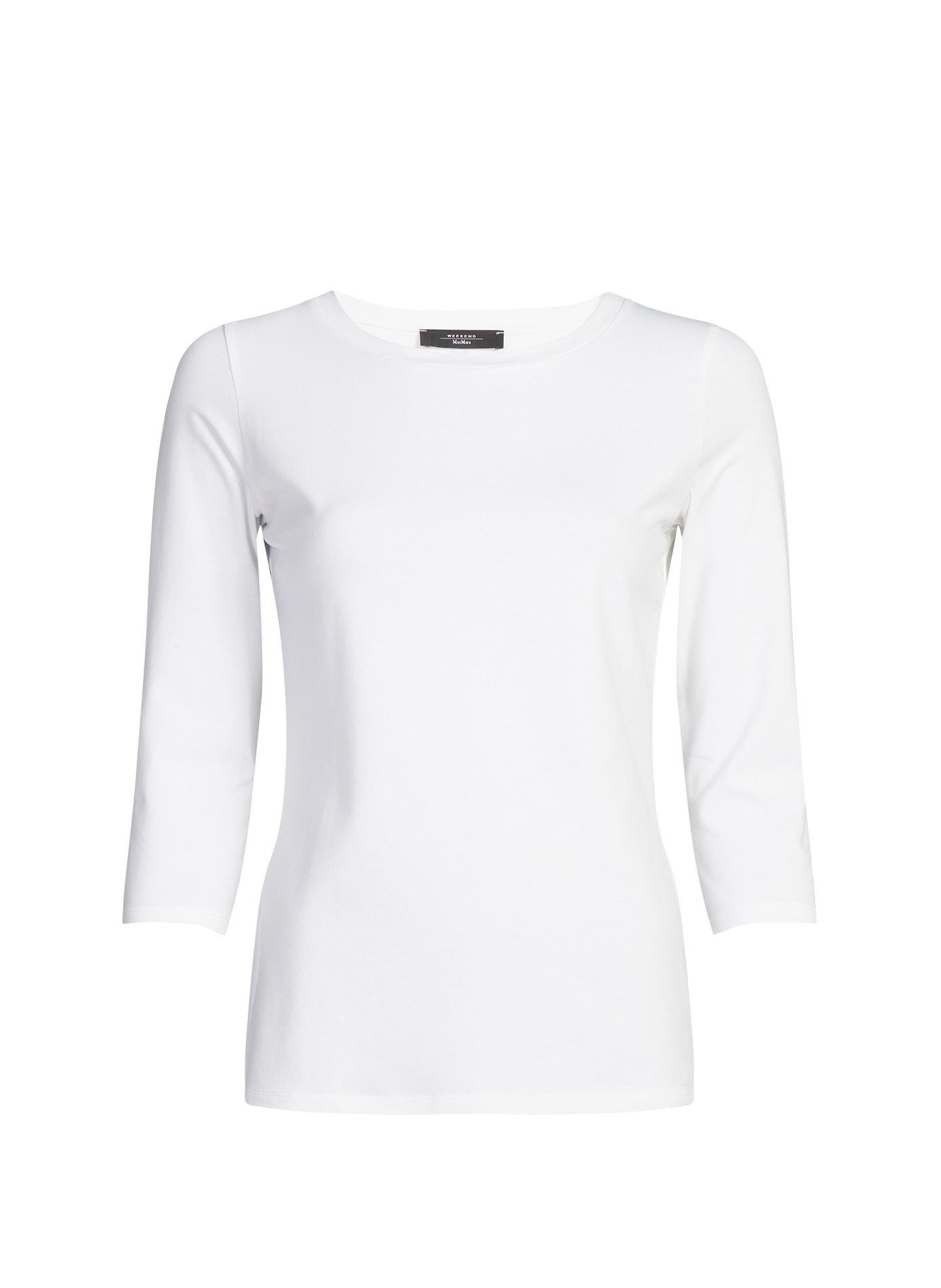 T-shirt manches 3/4 en coton WEEK END Blanc