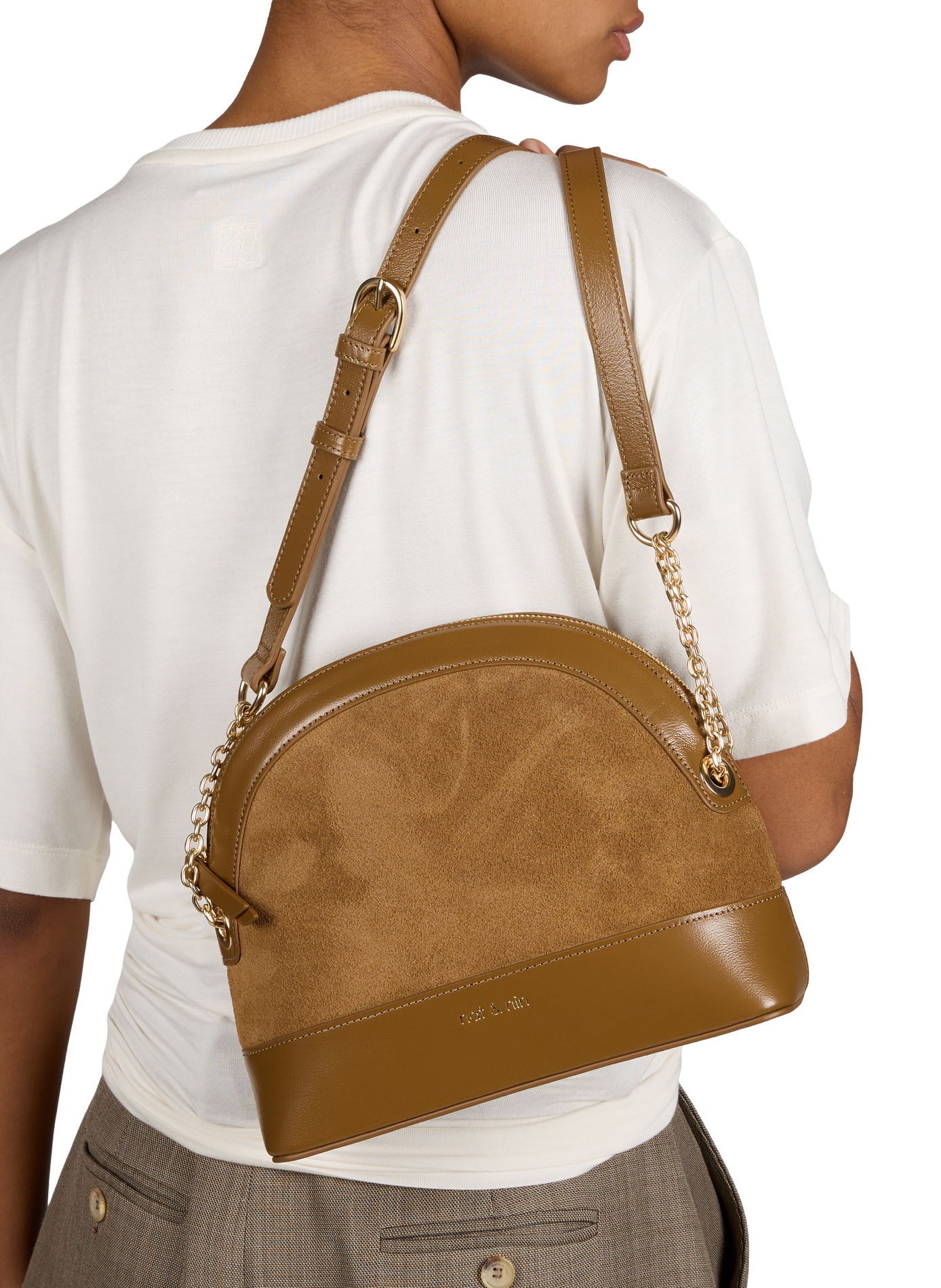 Juliet leather bag NAT & NIN Brown
