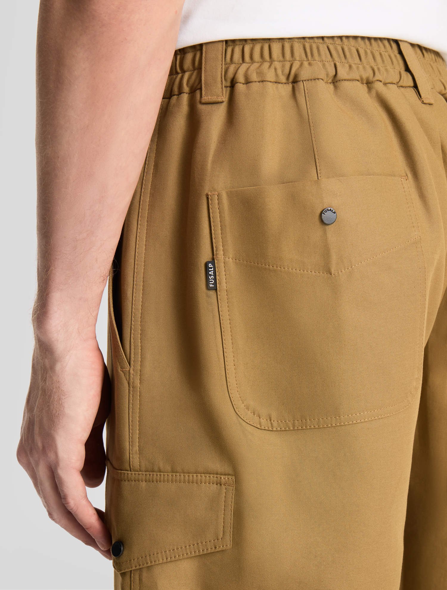 Short suauno coton coupe regular FUSALP Beige