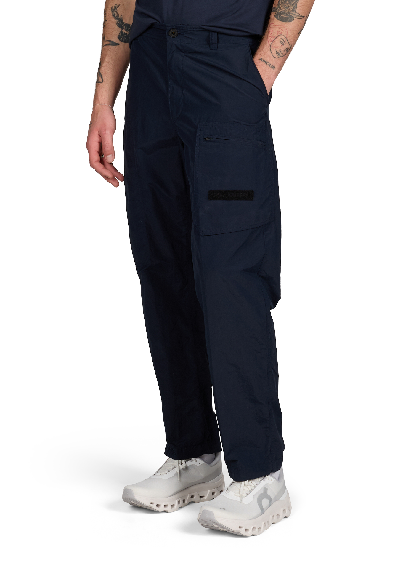 Night blue trousers - The Air Uniform PARAJUMPERS Blue