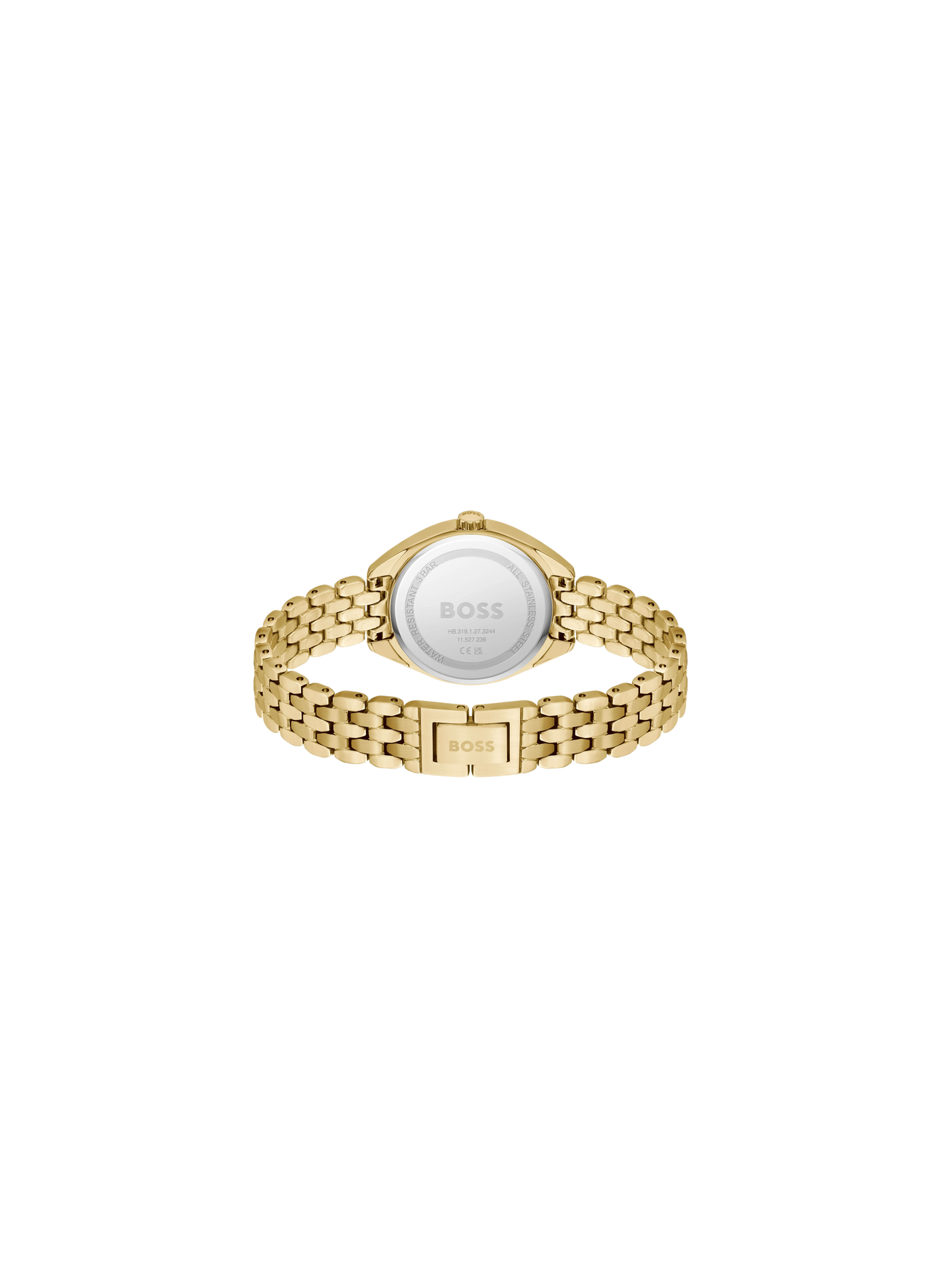 Mae quartz watch in stainless steel BOSS MONTRES White