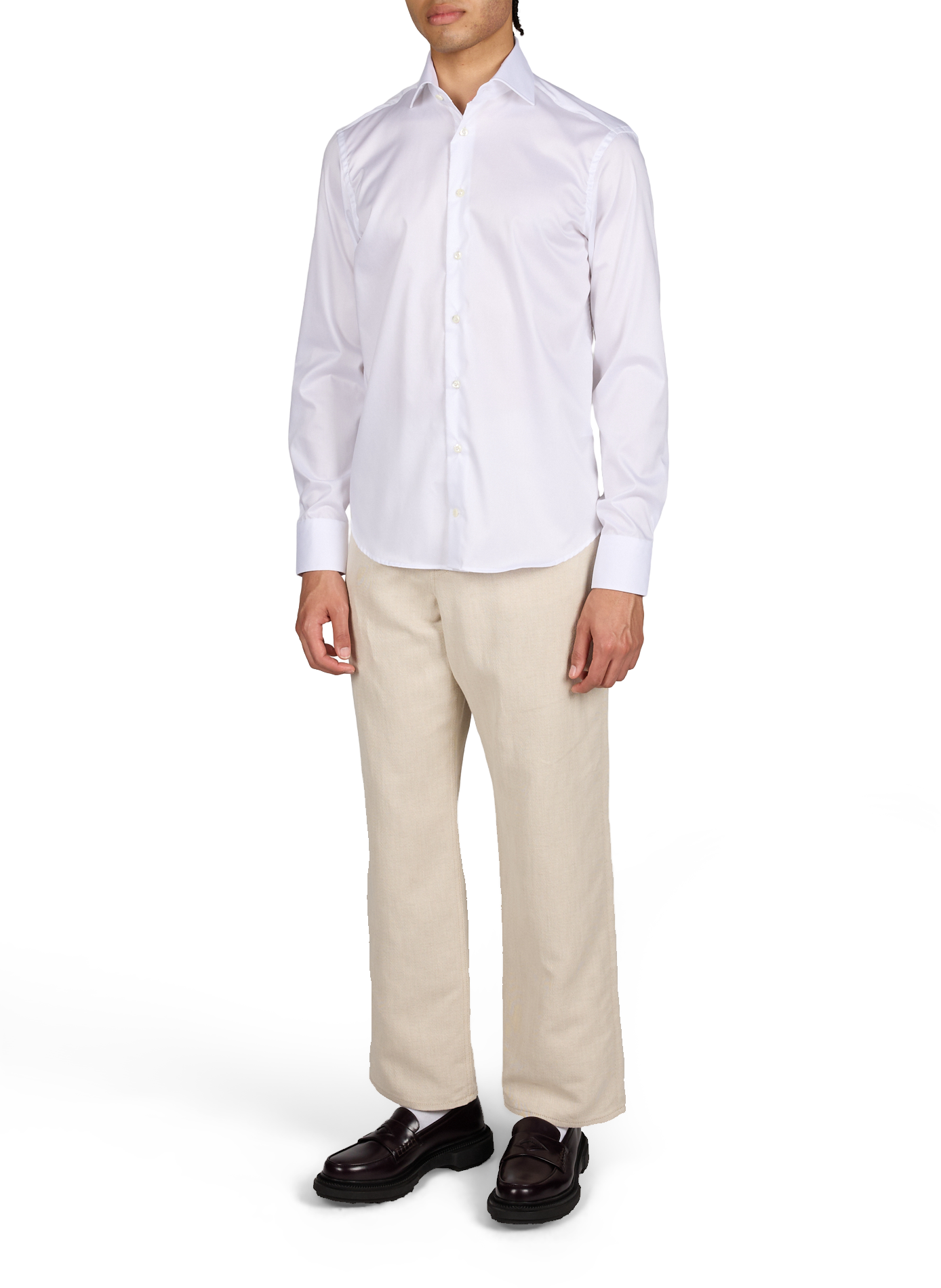 Chemise en coton VAN LAACK Blanc