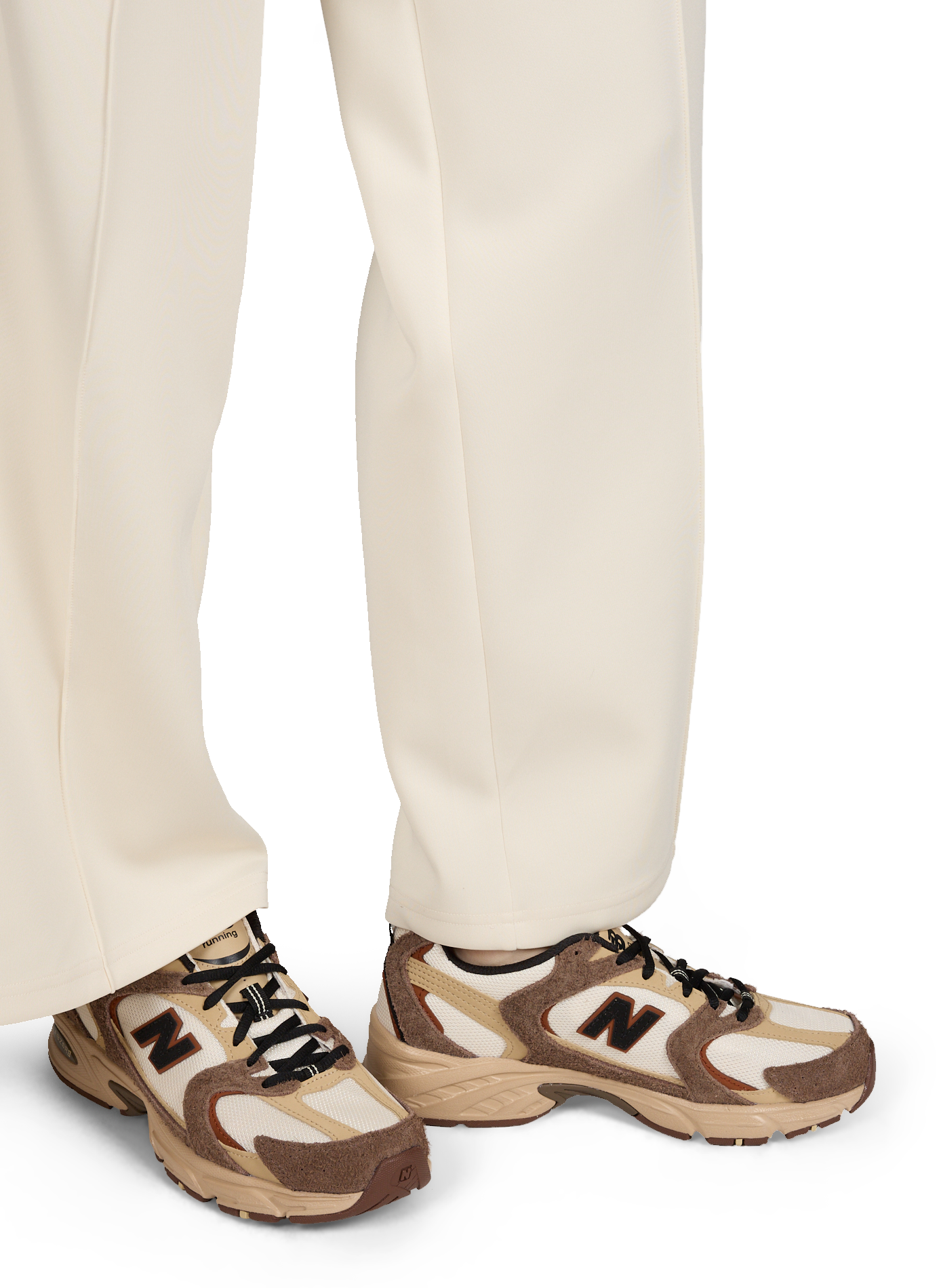 Low-top 530 sneakers in blended leather and cotton NEW BALANCE Multicolour